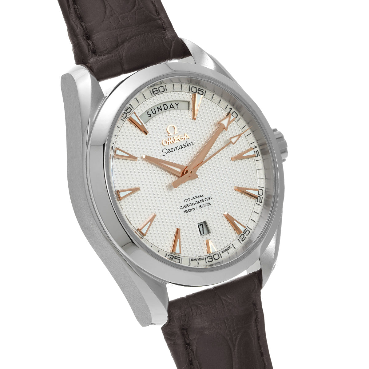 Seamaster Aqua Terra Co-Axial Day Date 231.13.42.22.02.001 Silver OMEGA Men's [New]