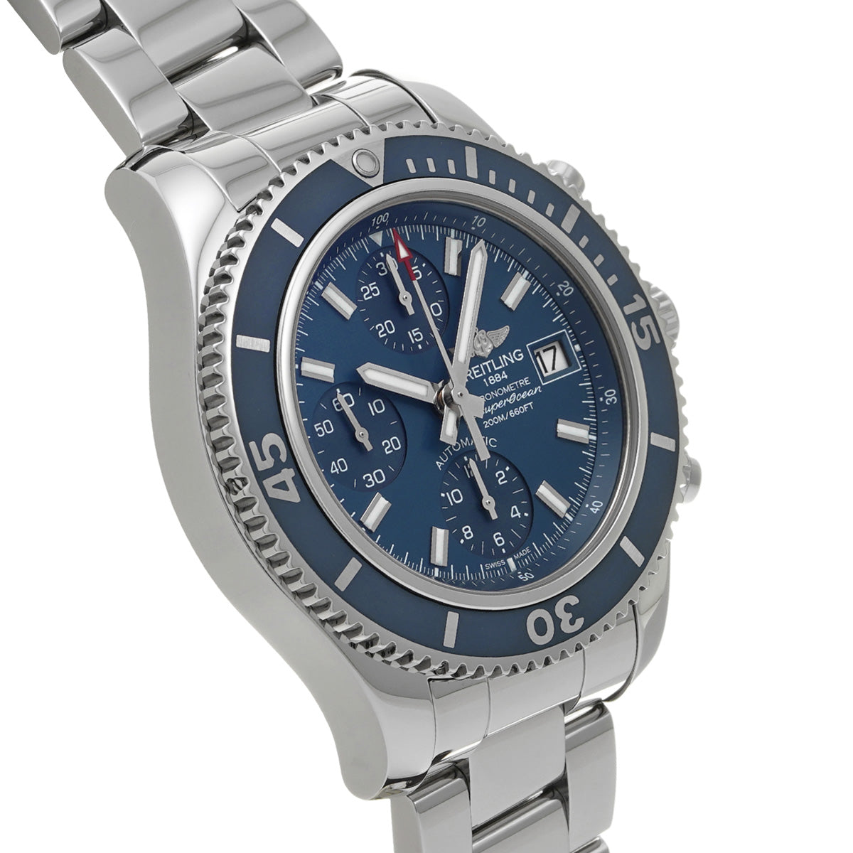 Super Ocean Chronograph 42 A13311D1/C971 Blue BREITLING Men's [Pre-Owned].