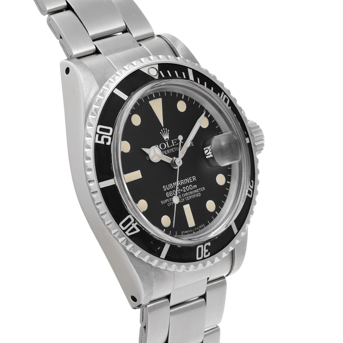 Submariner Date 1680 28th (manufactured circa 1971) Black ROLEX Men's [Pre-Owned].