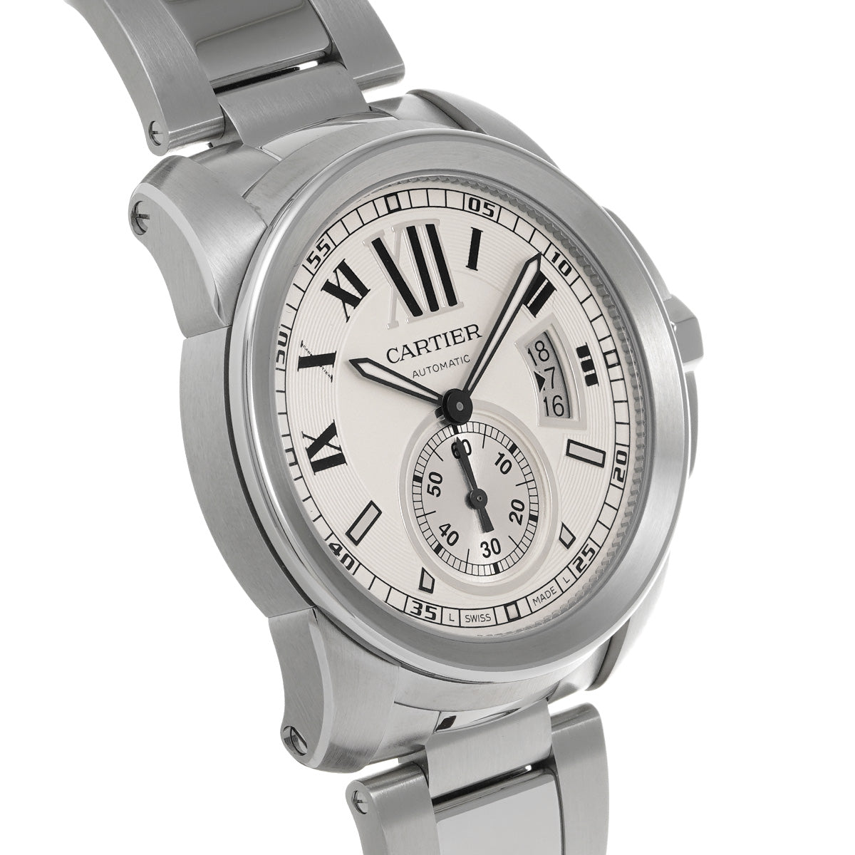 Calibre de Cartier W7100015 Silver CARTIER Men's [Pre-owned].
