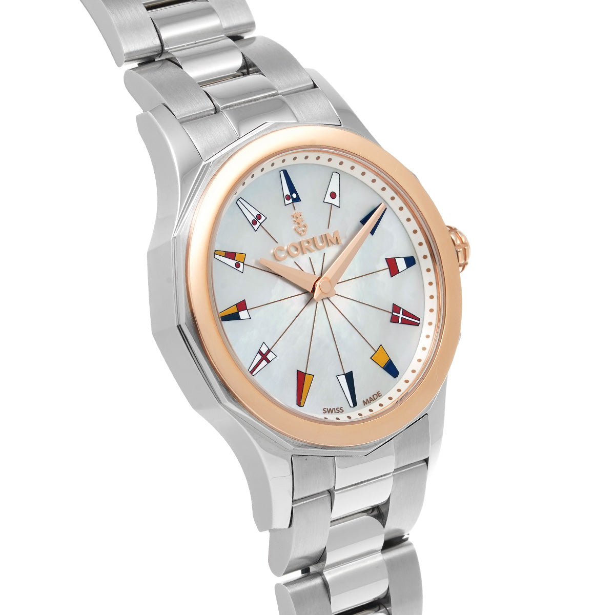 Admirals Cup Legend 32 020.100.24/V200 PN12 White MOP CORUM Ladies [Pre-owned]