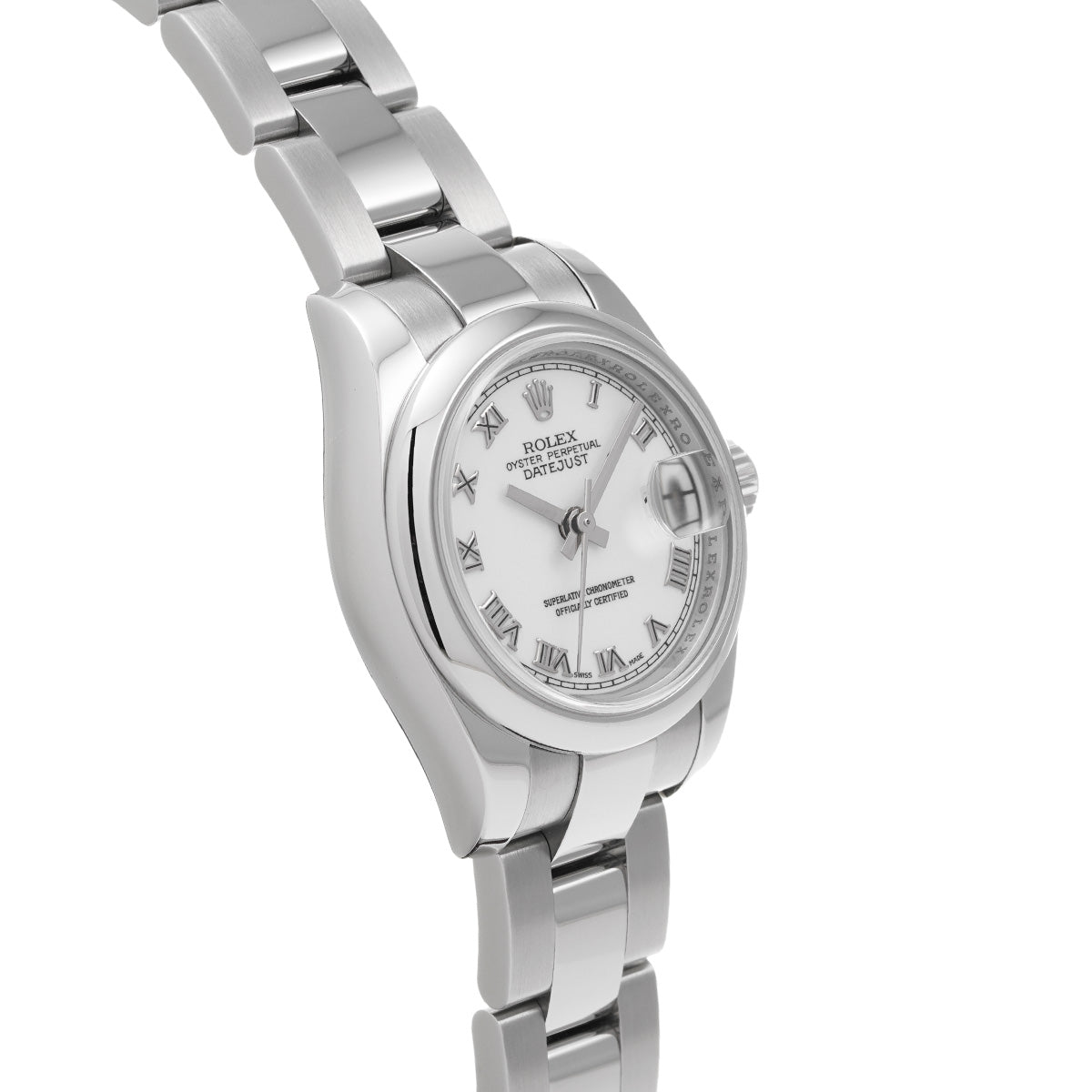 DATE JUST 179160 Z (made around 2006) White ROLEX Ladies [Pre-Owned].
