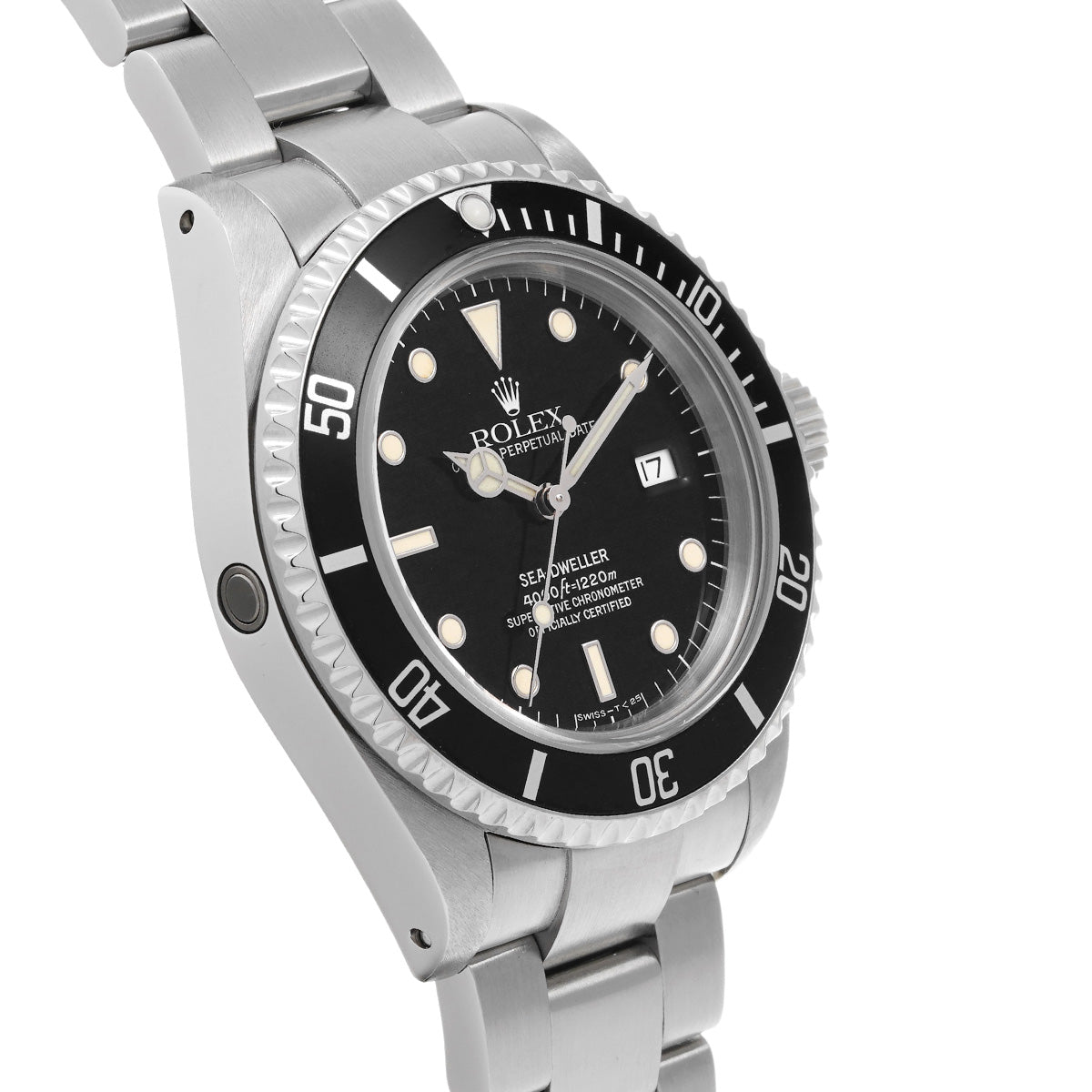 Sea-Dweller 16600 S (manufactured circa 1993) Black ROLEX Men's [Pre-Owned].