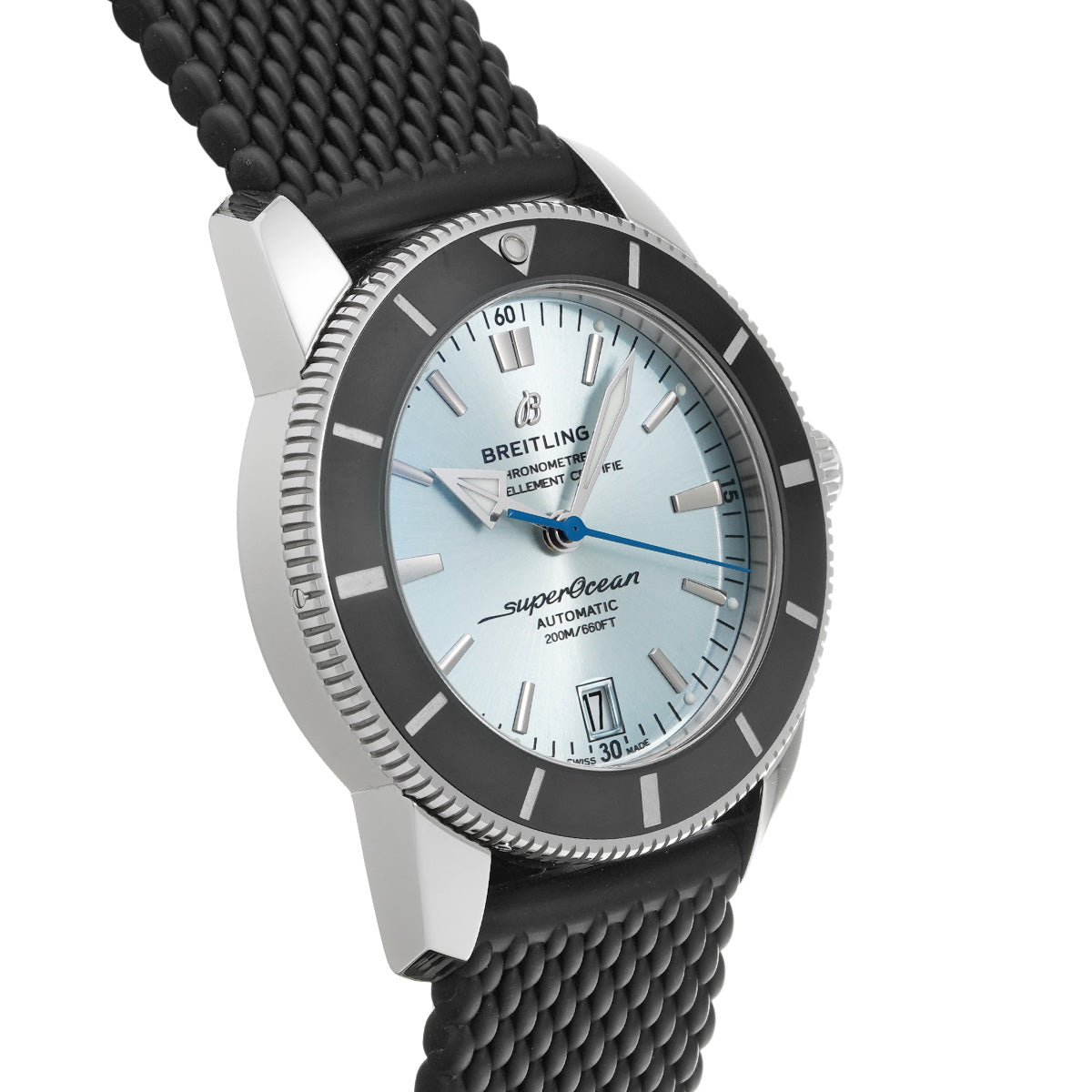 Super Ocean Heritage B20 Automatic 42 Japan Limited AB20108A1C1S1 Ice Blue BREITLING Men's [Pre-Owned].
