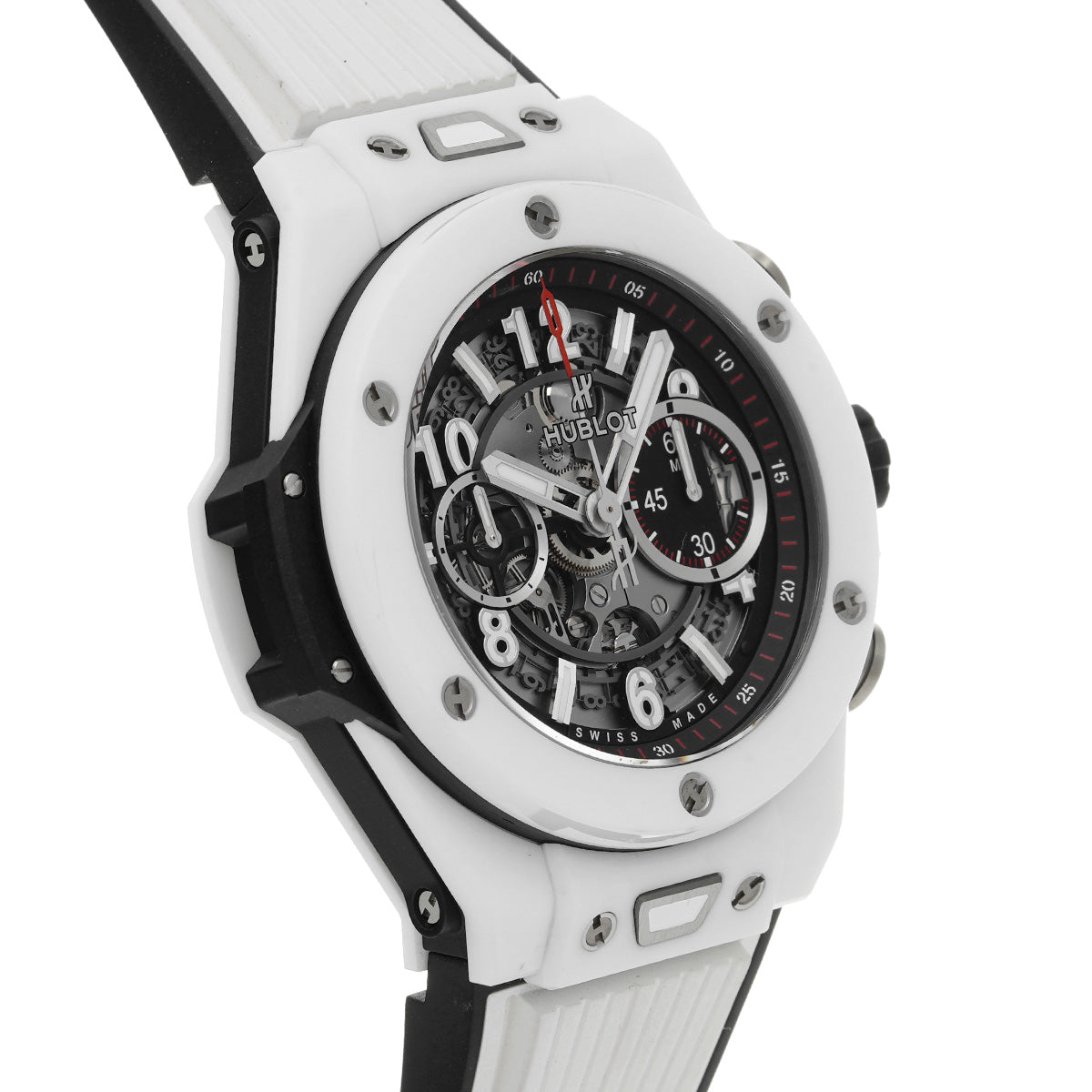 Big Bang Unico White Ceramic 411.HX.1170.RX Skeleton HUBLOT Men's [Pre-Owned].