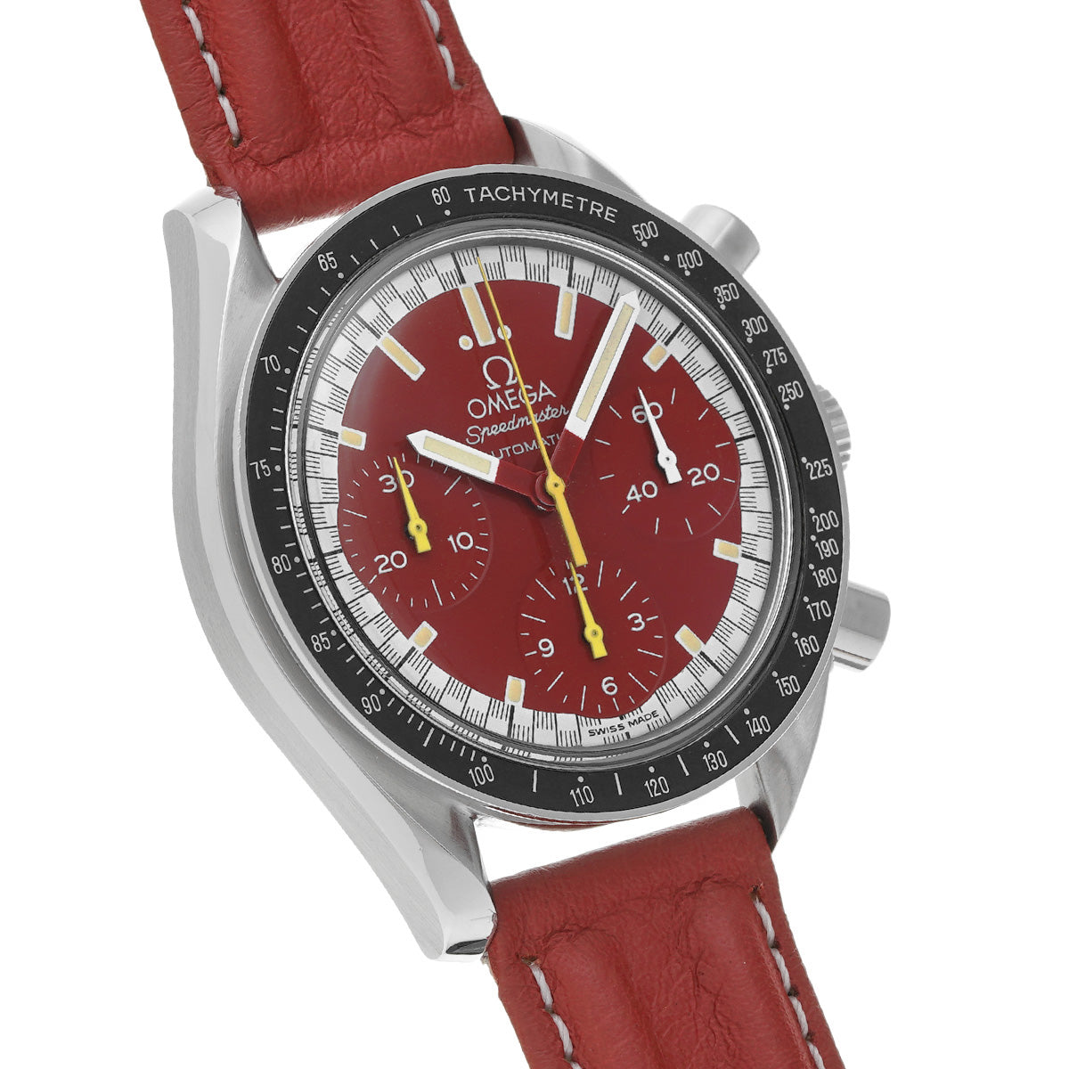 Speedmaster Racing Michael Schumacher 3810.61.41 Red OMEGA Men's [Pre-Owned].