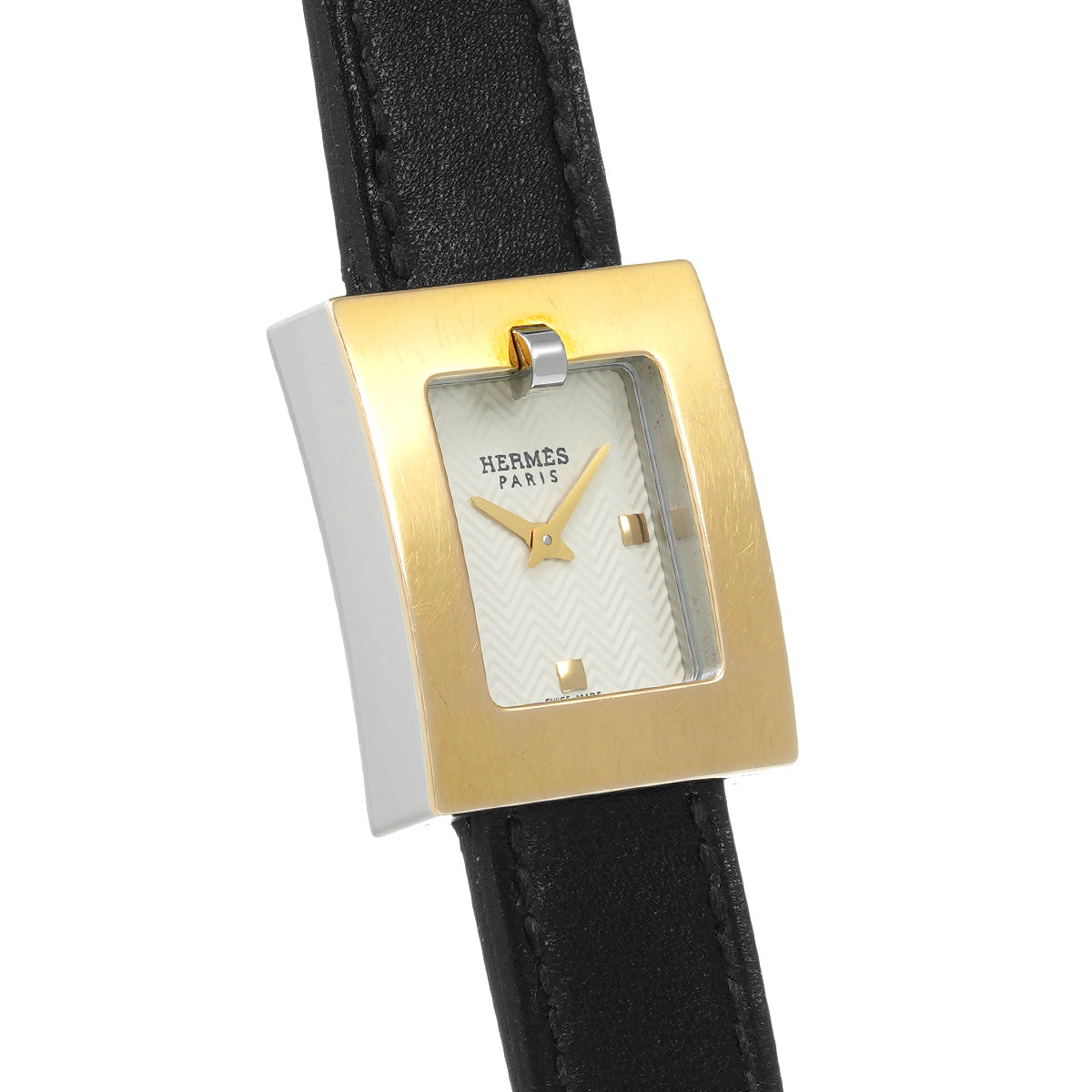 Belt watch BE1.120.470 Ivory HERMES Ladies [pre-owned].