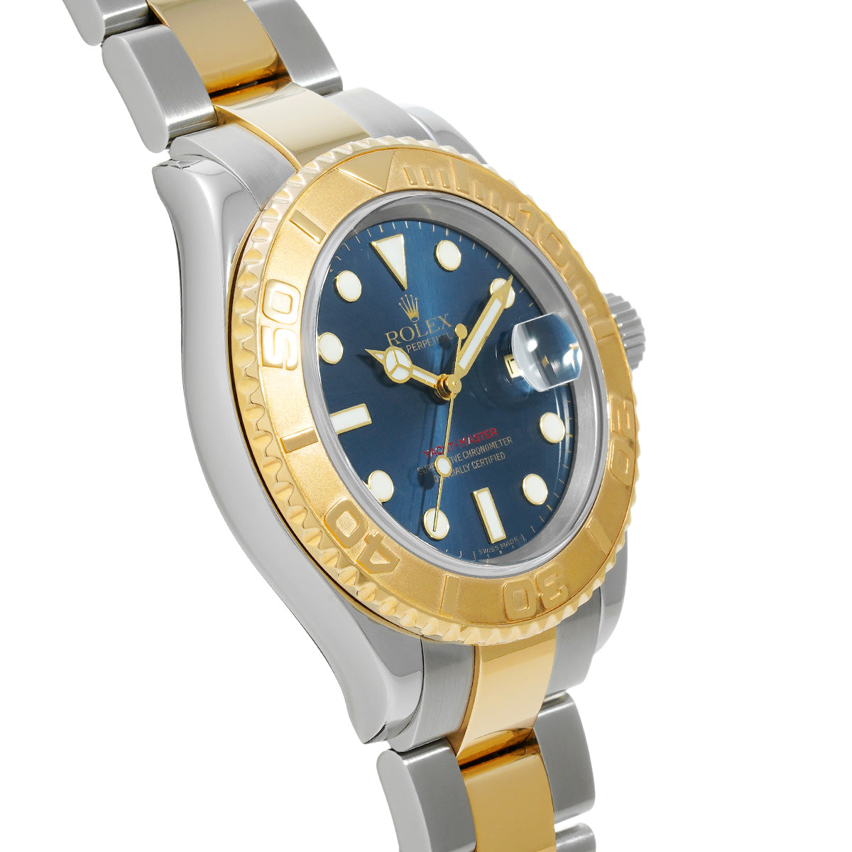 Yacht-Master 40 16623 D (manufactured circa 2005) Blue ROLEX Men's [Pre-Owned].