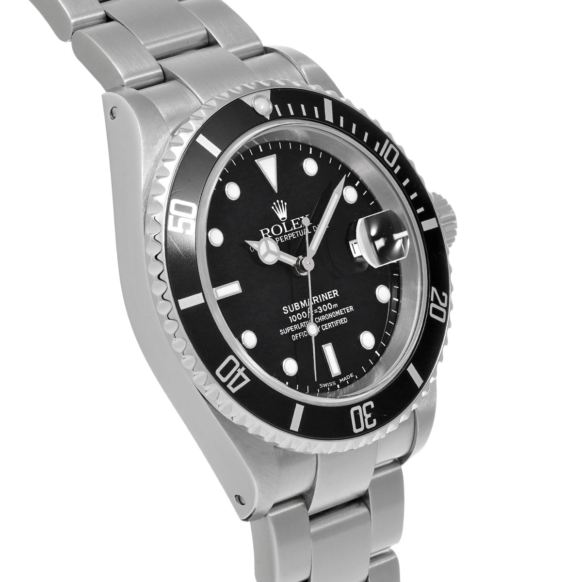 Submariner Date 16610 Y No. (manufactured circa 2002) Black ROLEX Men's [Pre-owned].