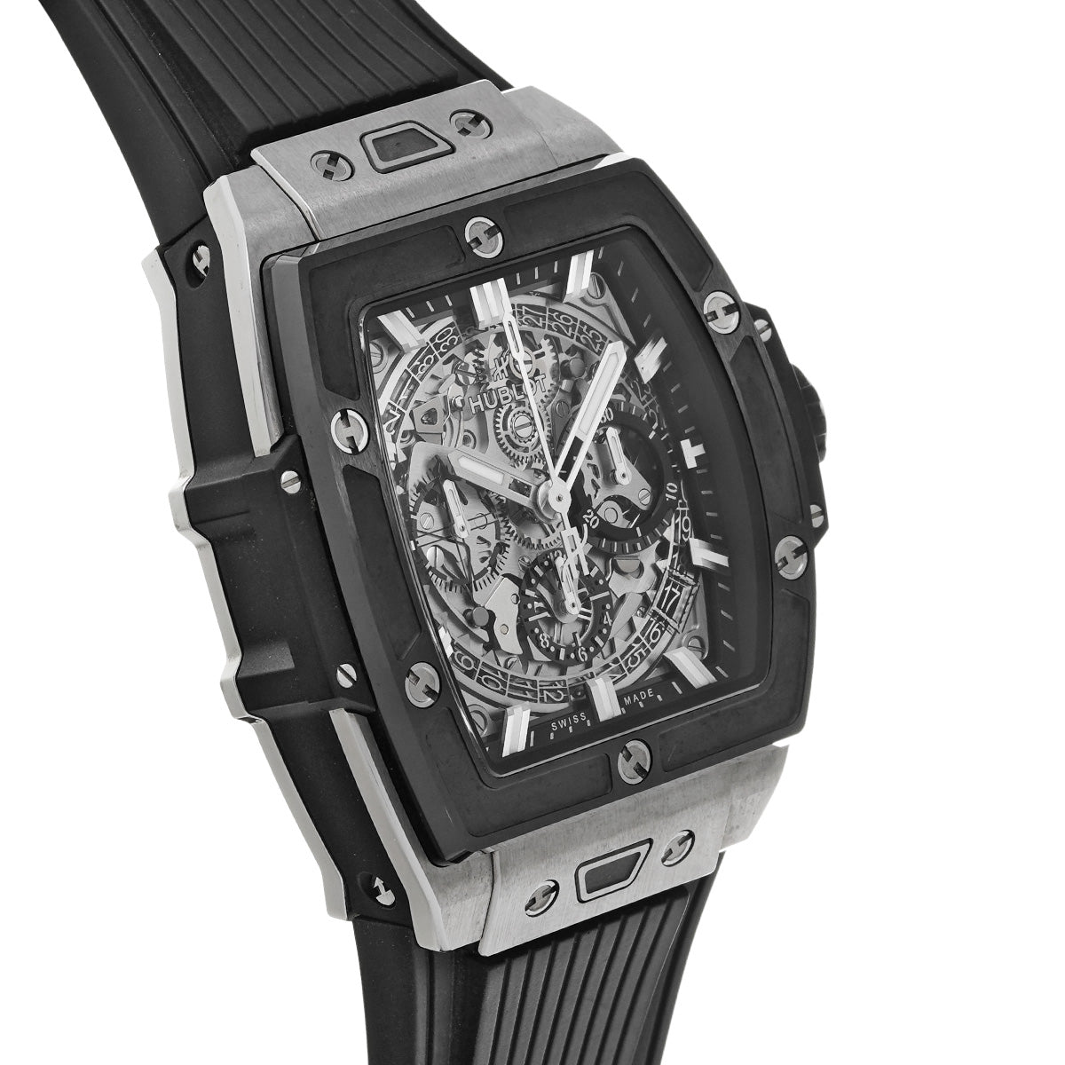 Spirit of Big Bang Titanium Ceramic 642.NM.0170.RX Skeleton HUBLOT Men's [Pre-Owned].