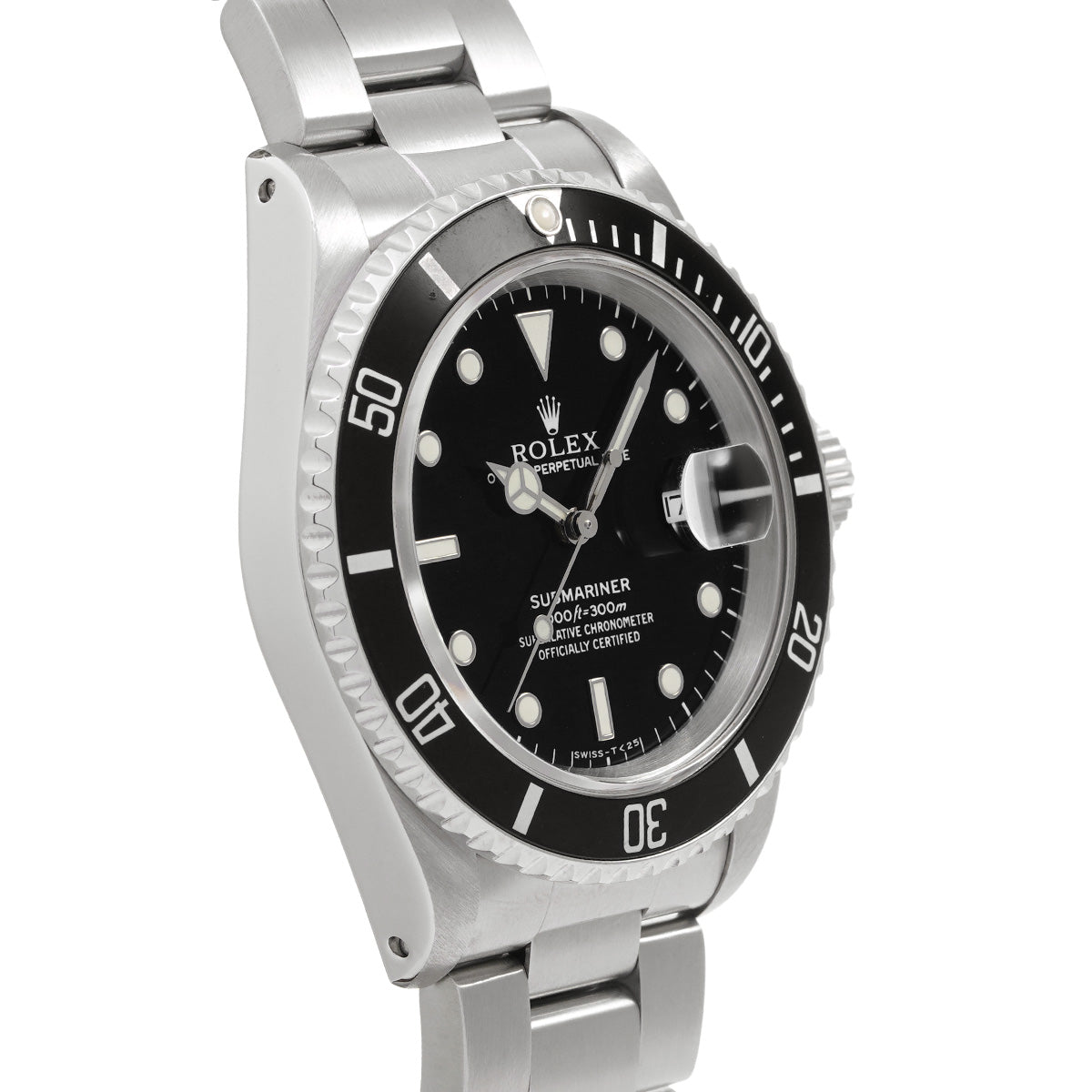 16610 Submariner Date W (manufactured circa 1995) Black ROLEX Men's [Pre-Owned].