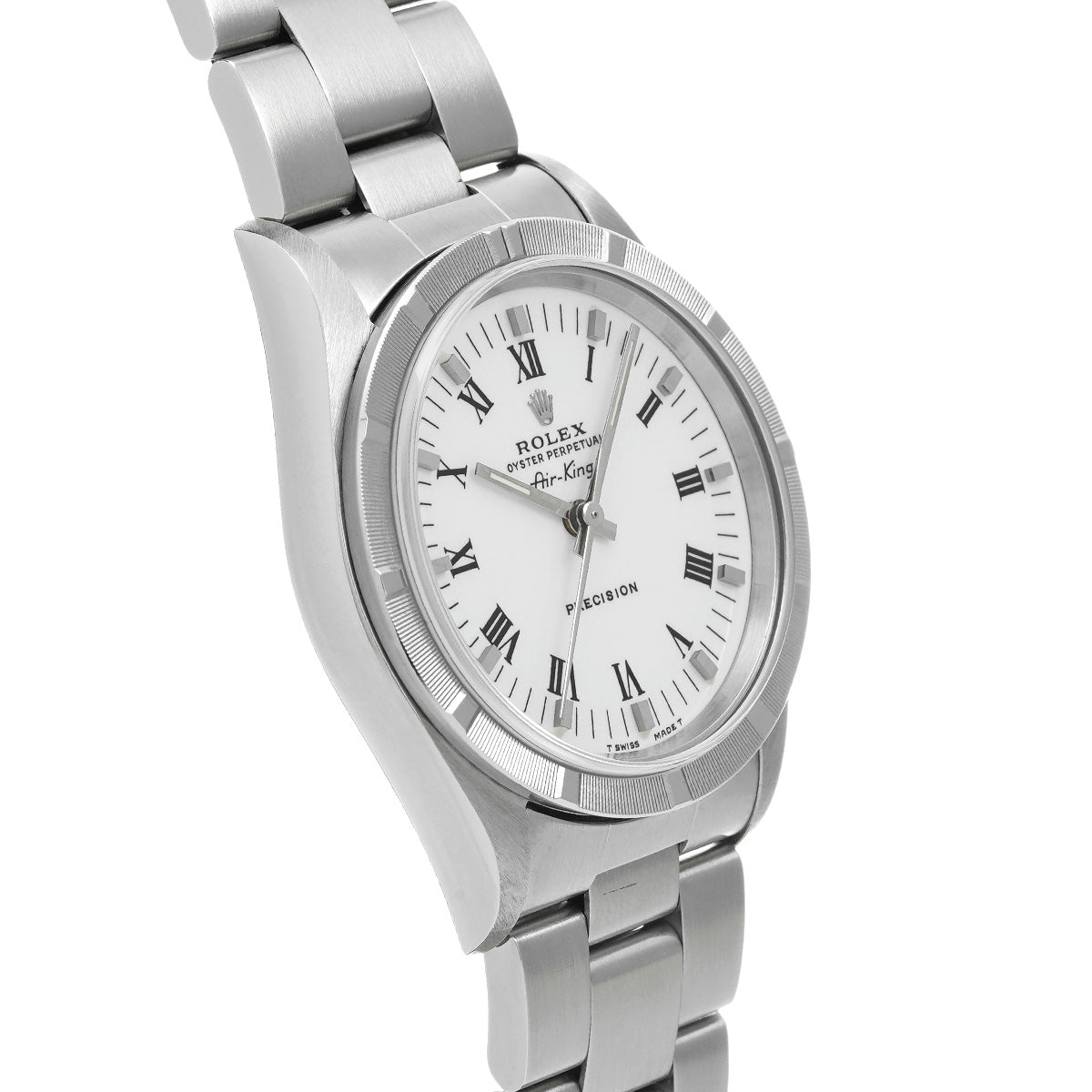 Air-King 14010 W (manufactured around 1995) White ROLEX Men's [Pre-Owned].