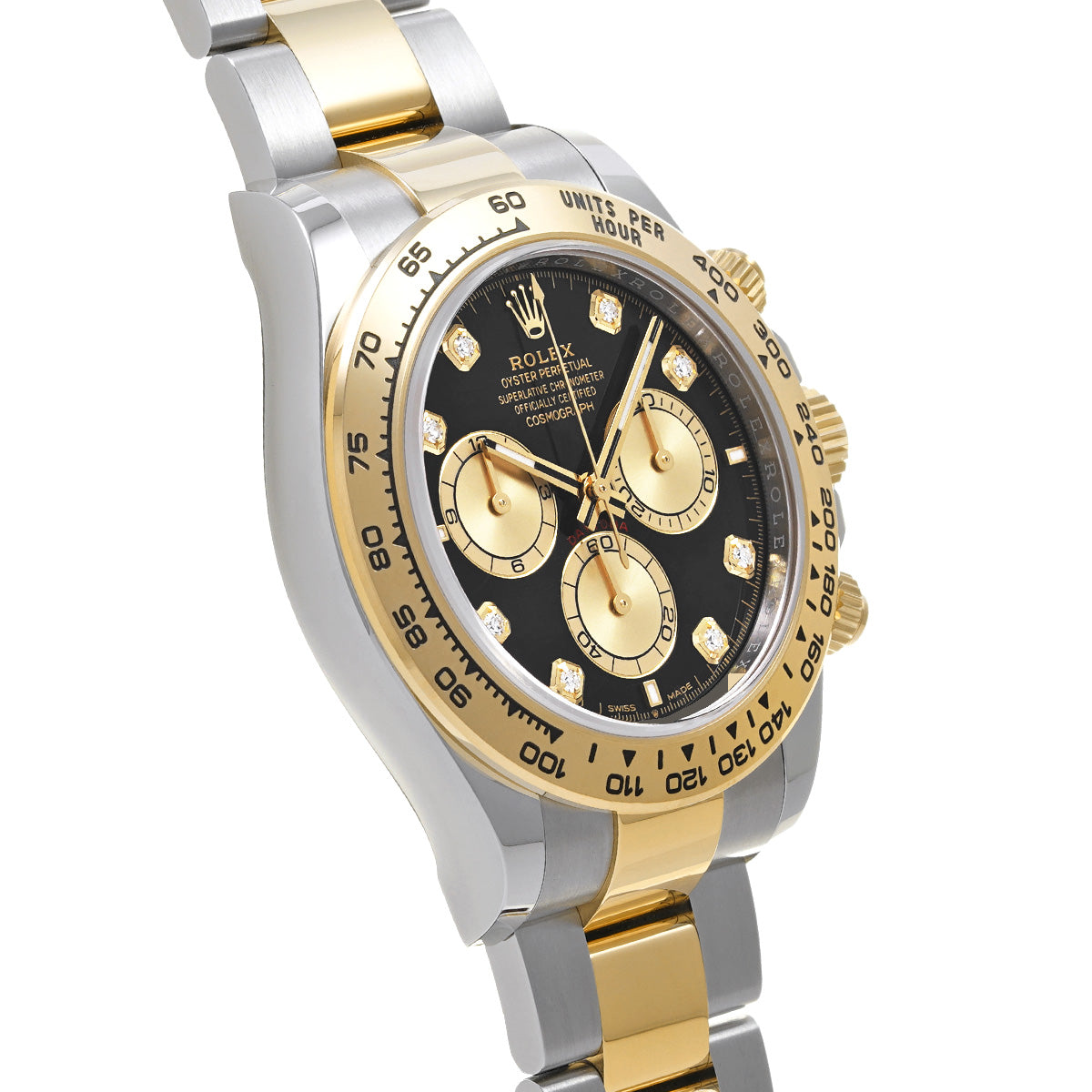 Cosmograph Daytona 126503G Random Serial Black/Diamond ROLEX Men's [Pre-Owned].