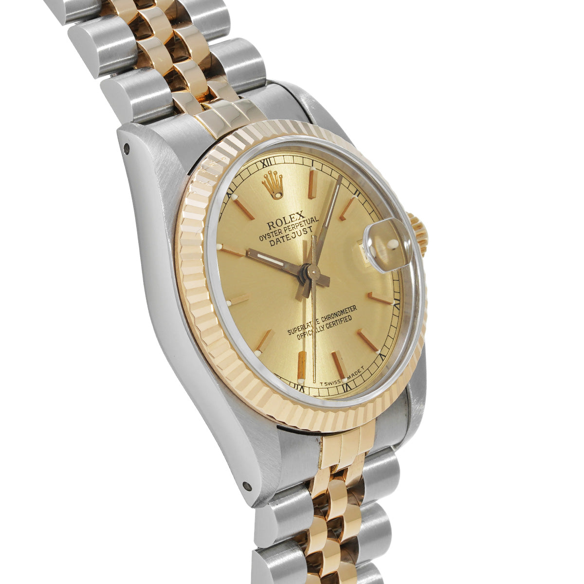 Datejust 68273 E (manufactured circa 1990) Champagne ROLEX Unisex [Pre-Owned].