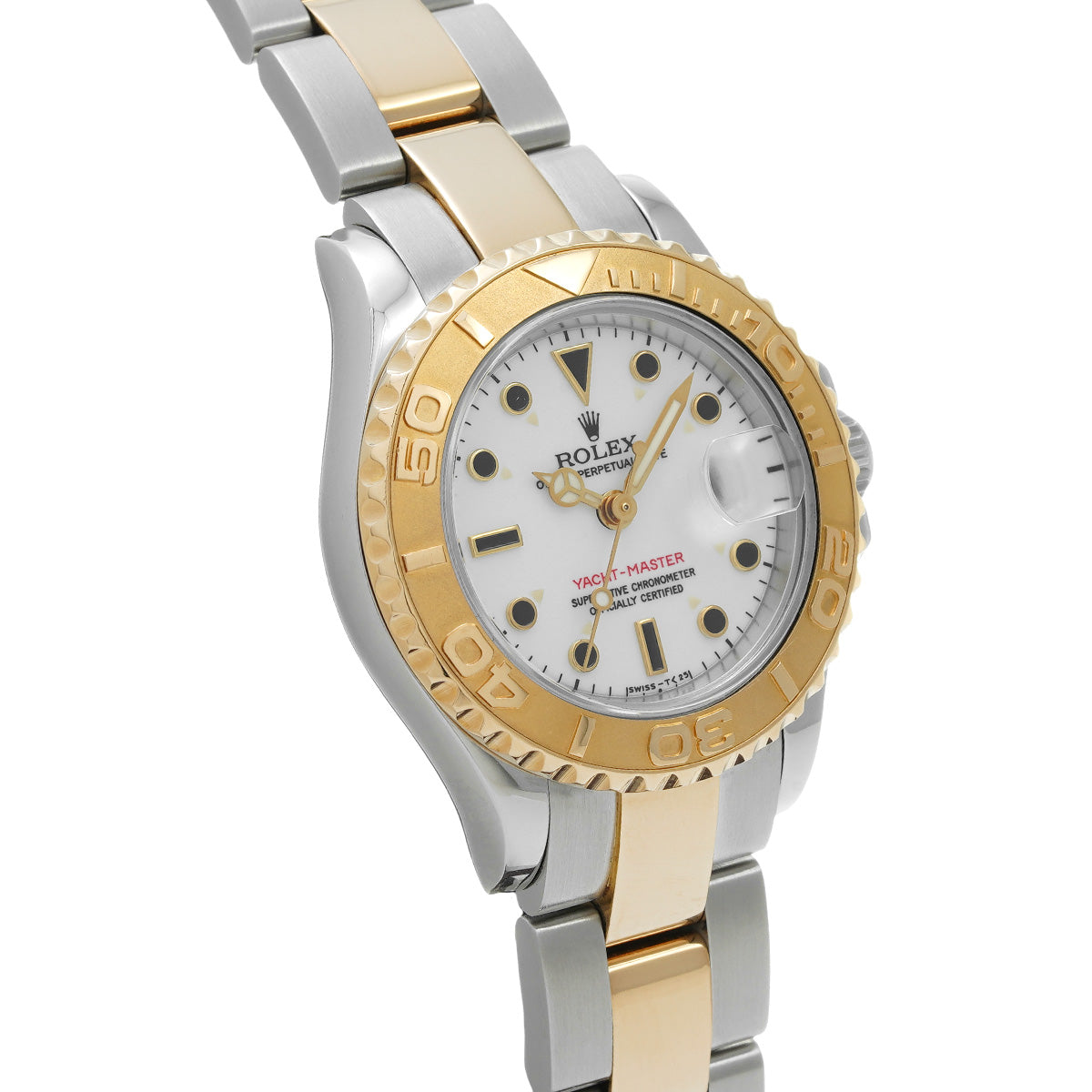 Yacht-Master Ladies 69623 T (manufactured circa 1996) White ROLEX Ladies [Pre-Owned].