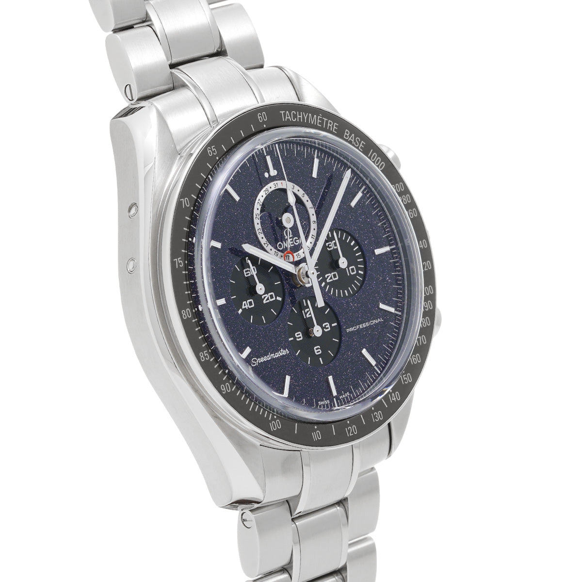 Speedmaster Moonphase 311.30.44.32.01.001 Black OMEGA Men's [Pre-owned].