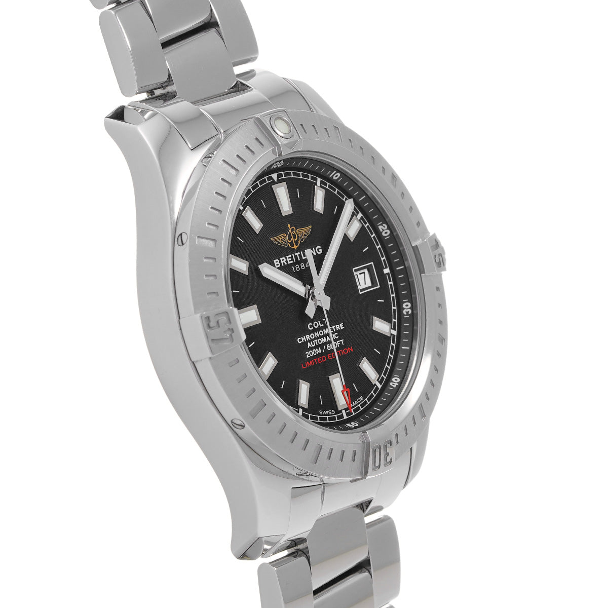 Colt Automatic A173882Y/BE66 Black BREITLING Men's [Pre-Owned].