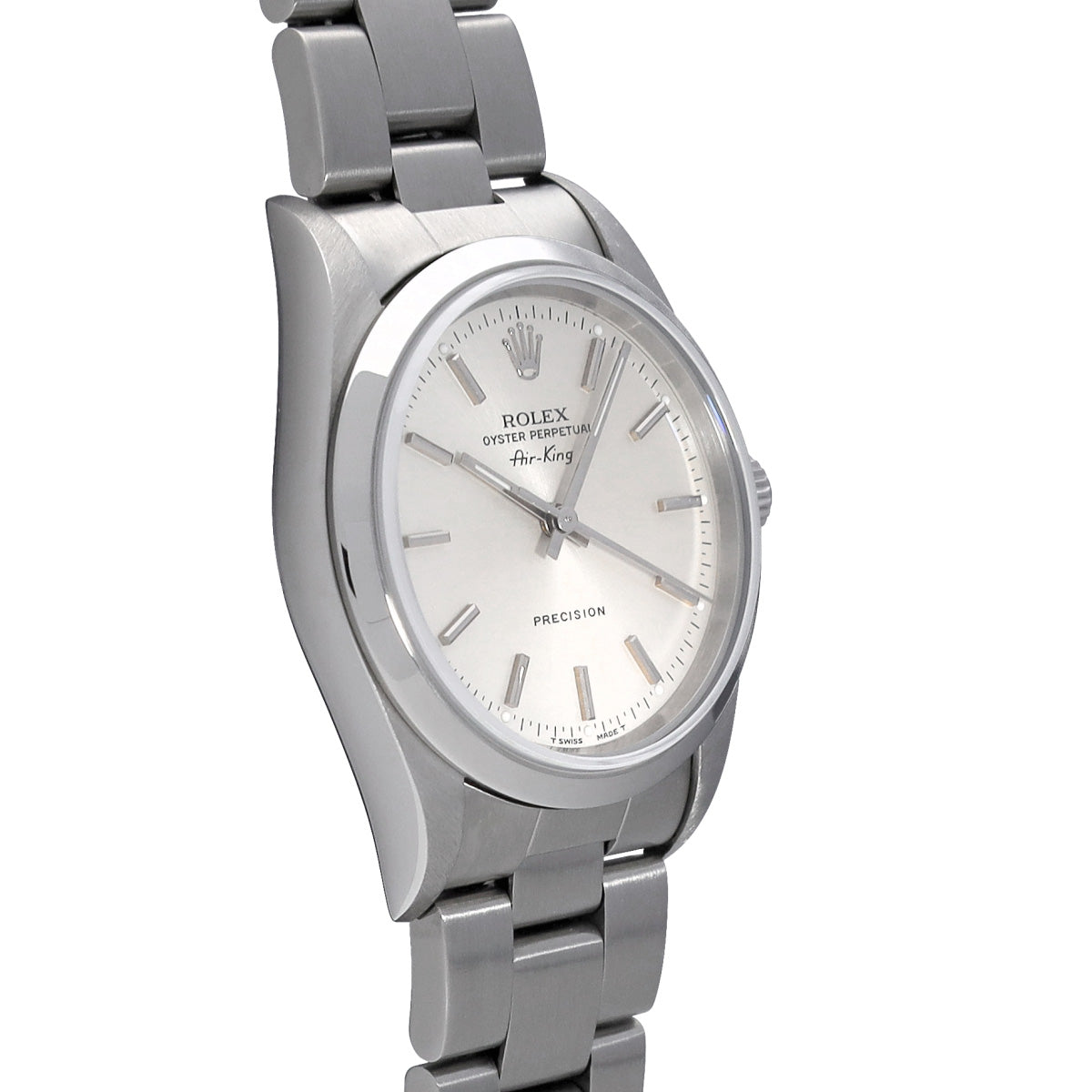 Air-King 14000 U (manufactured circa 1997) Silver ROLEX Men's [Pre-owned].