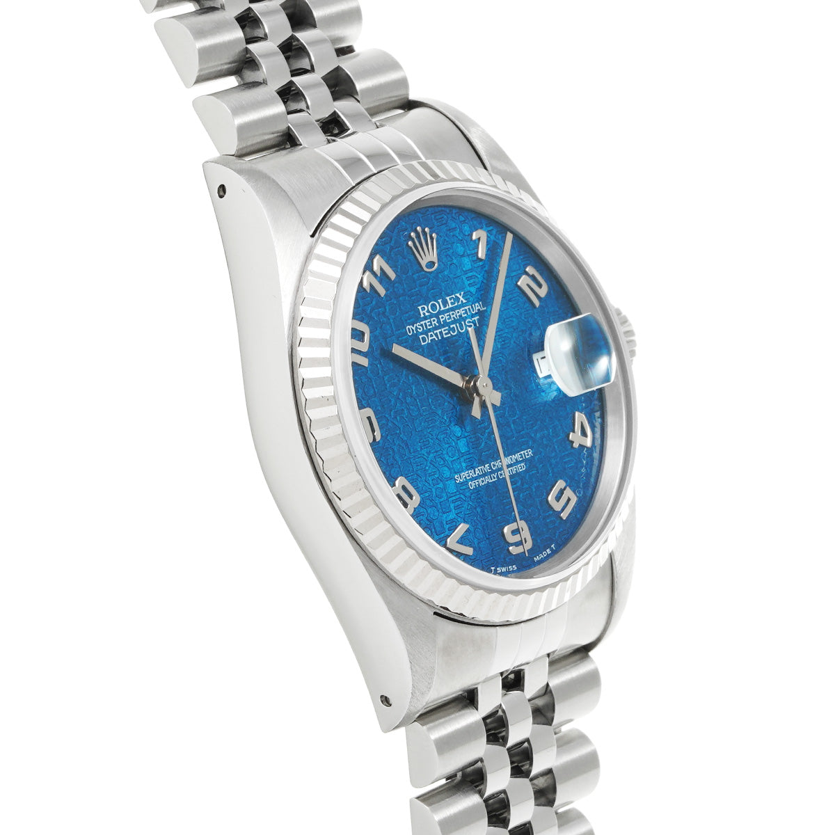 Datejust 16234 S (manufactured circa 1994) Blue Computer ROLEX Men's [Pre-Owned].