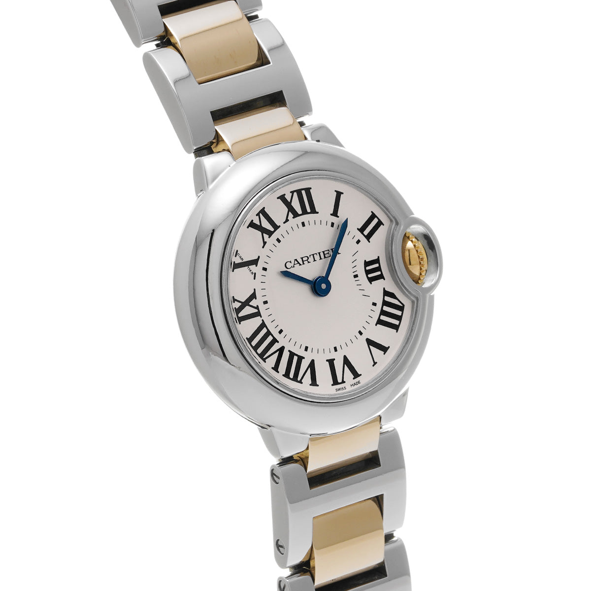 Ballon Bleu de Cartier 28mm W69007Z3 Silver CARTIER Ladies [Pre-owned].