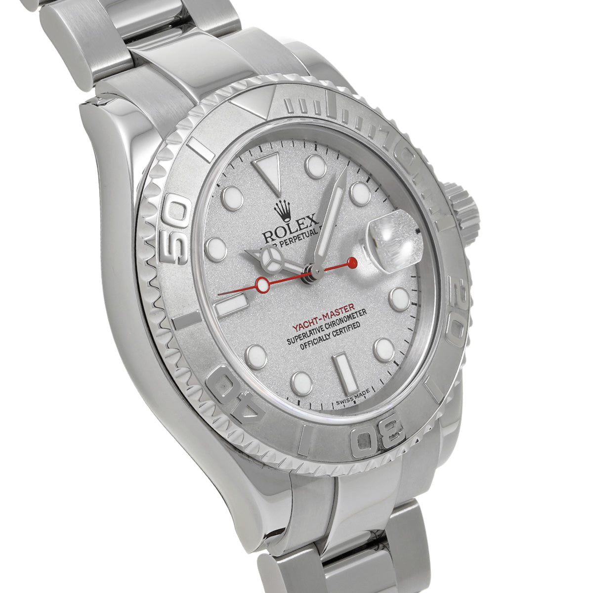 Yacht-Master Rhodium 16622 F (manufactured circa 2004) Gray ROLEX Men's [Pre-Owned].