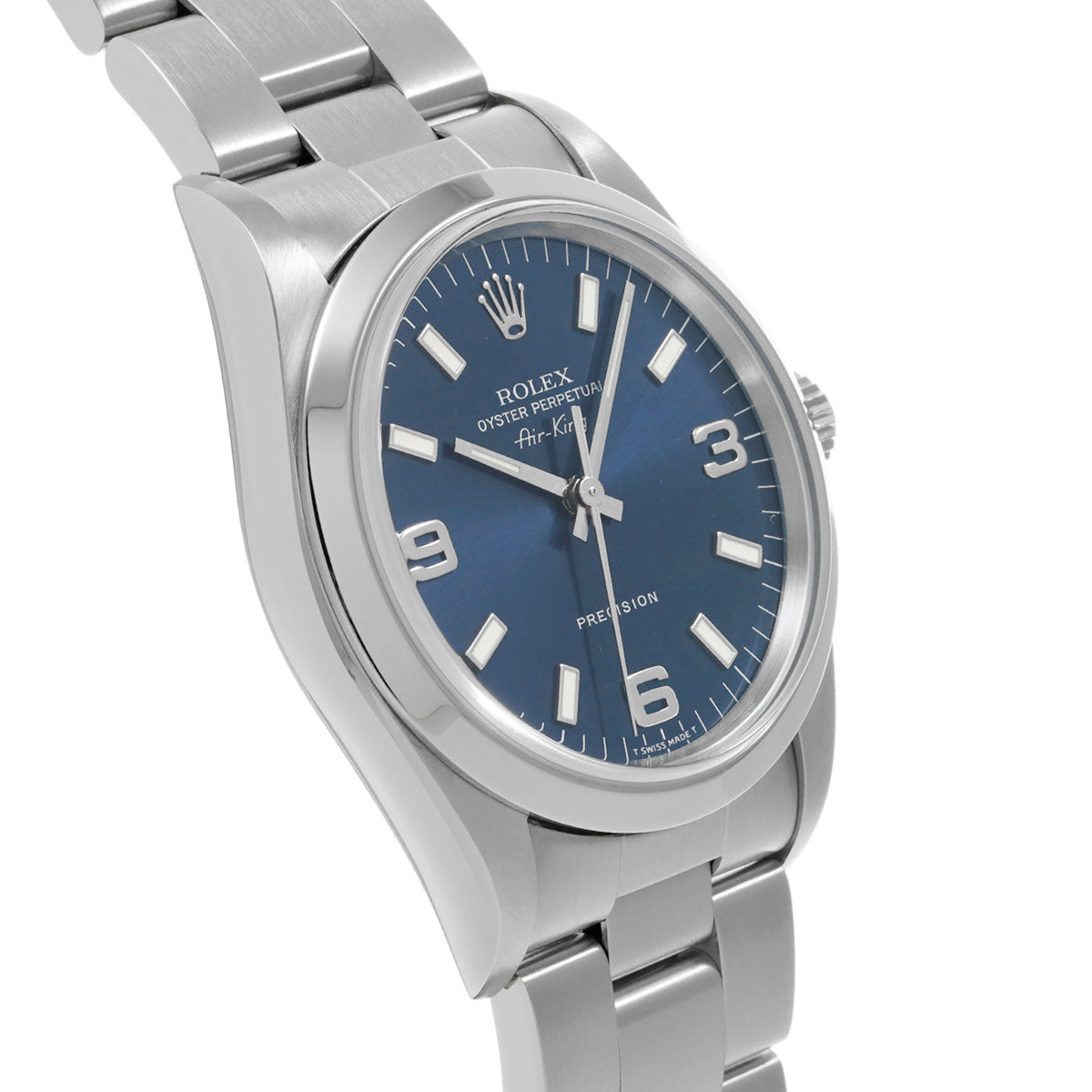 Air-King 14000 U (manufactured circa 1997) Blue ROLEX Men's [Pre-owned].