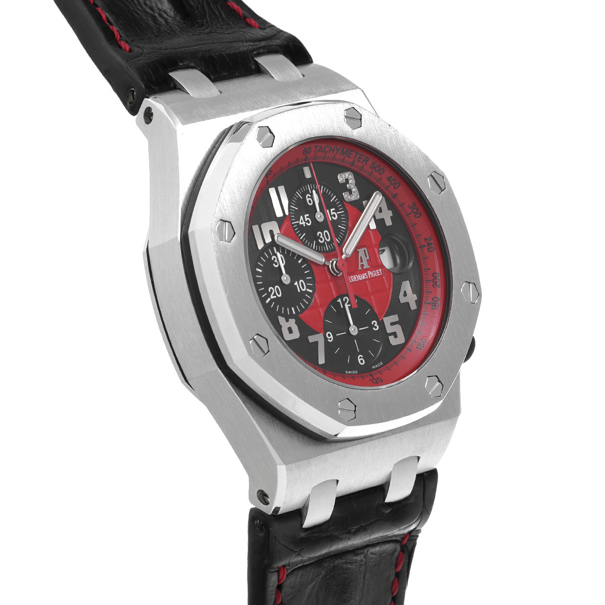 Royal Oak Offshore Chrono MASATO 26195ST.OO.D101CR.01 Black/Red AUDEMARS PIGUET Men's [pre-owned]