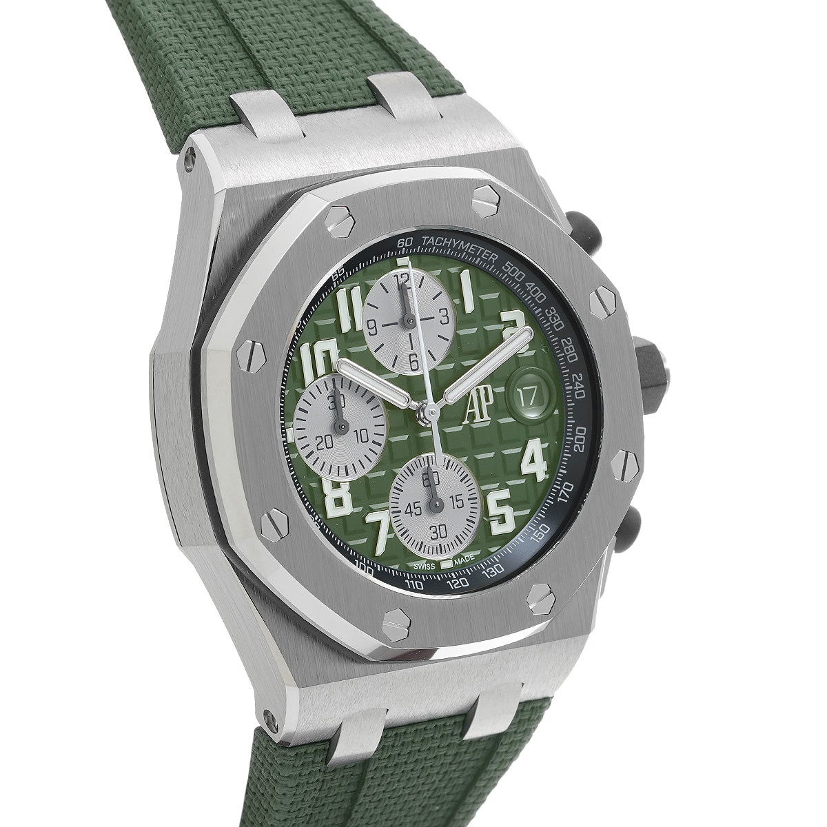 Royal Oak Offshore Chronograph 26238TI.OOA056CA.01 Green/Silver AUDEMARS PIGUET Mens [Pre-Owned]