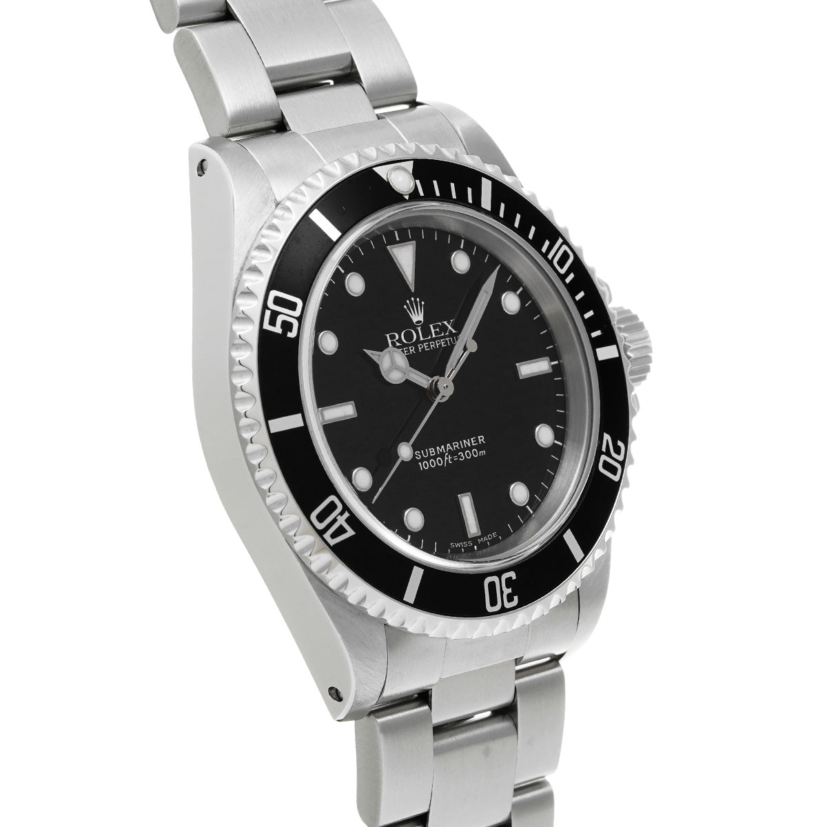 Submariner 14060 A (manufactured circa 1999) Black ROLEX Men's [Pre-Owned].