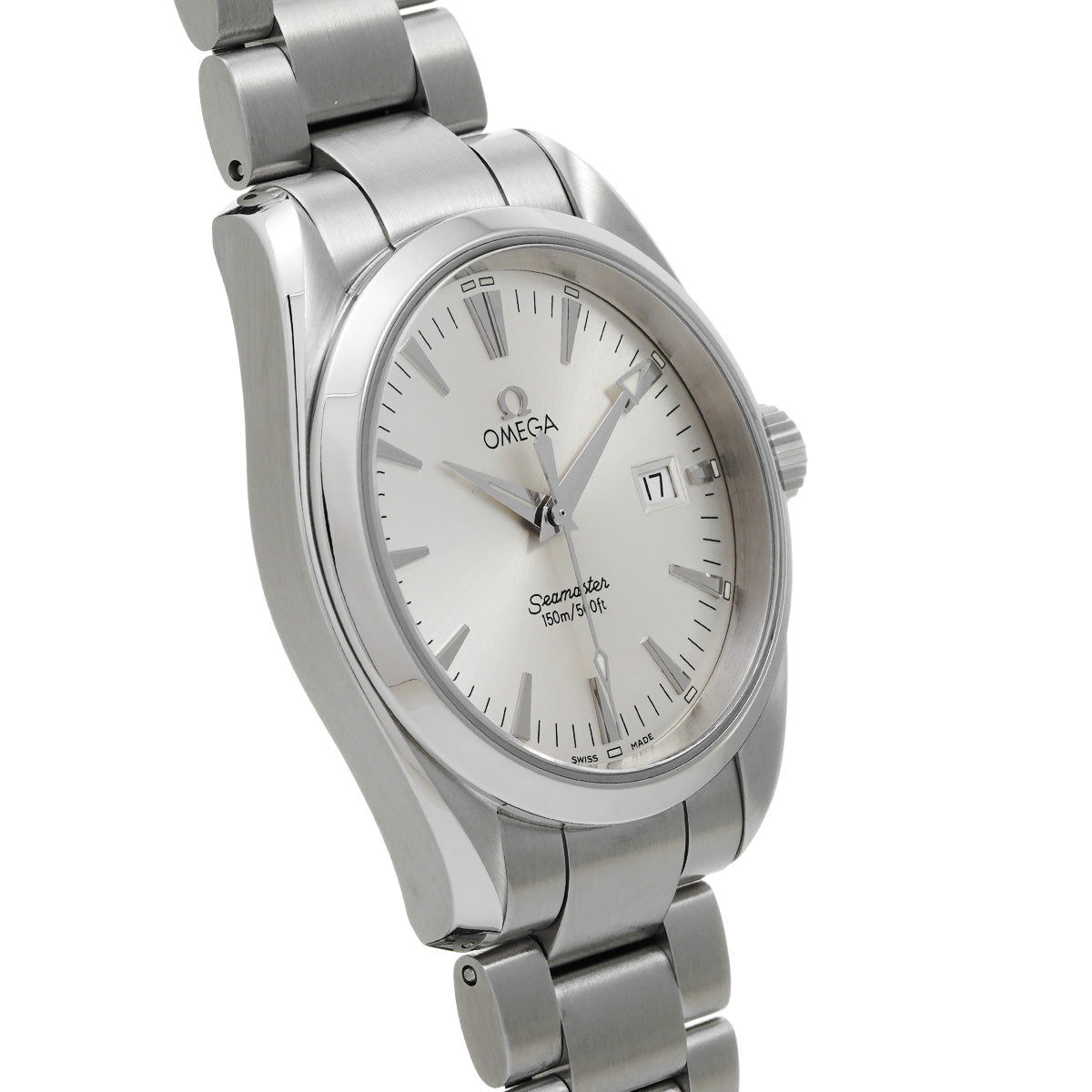 Seamaster Aqua Terra Quartz 2518.30 Silver OMEGA Men's [Pre-Owned].
