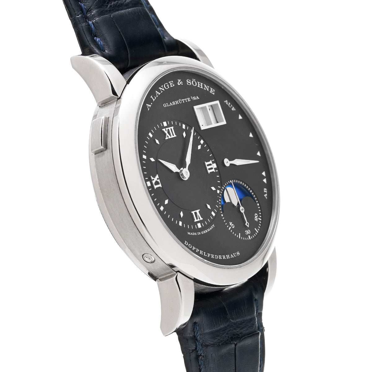 Lange 1 Moonphase 192.029 Black A. Lange &amp; Sohne Men's [pre-owned].