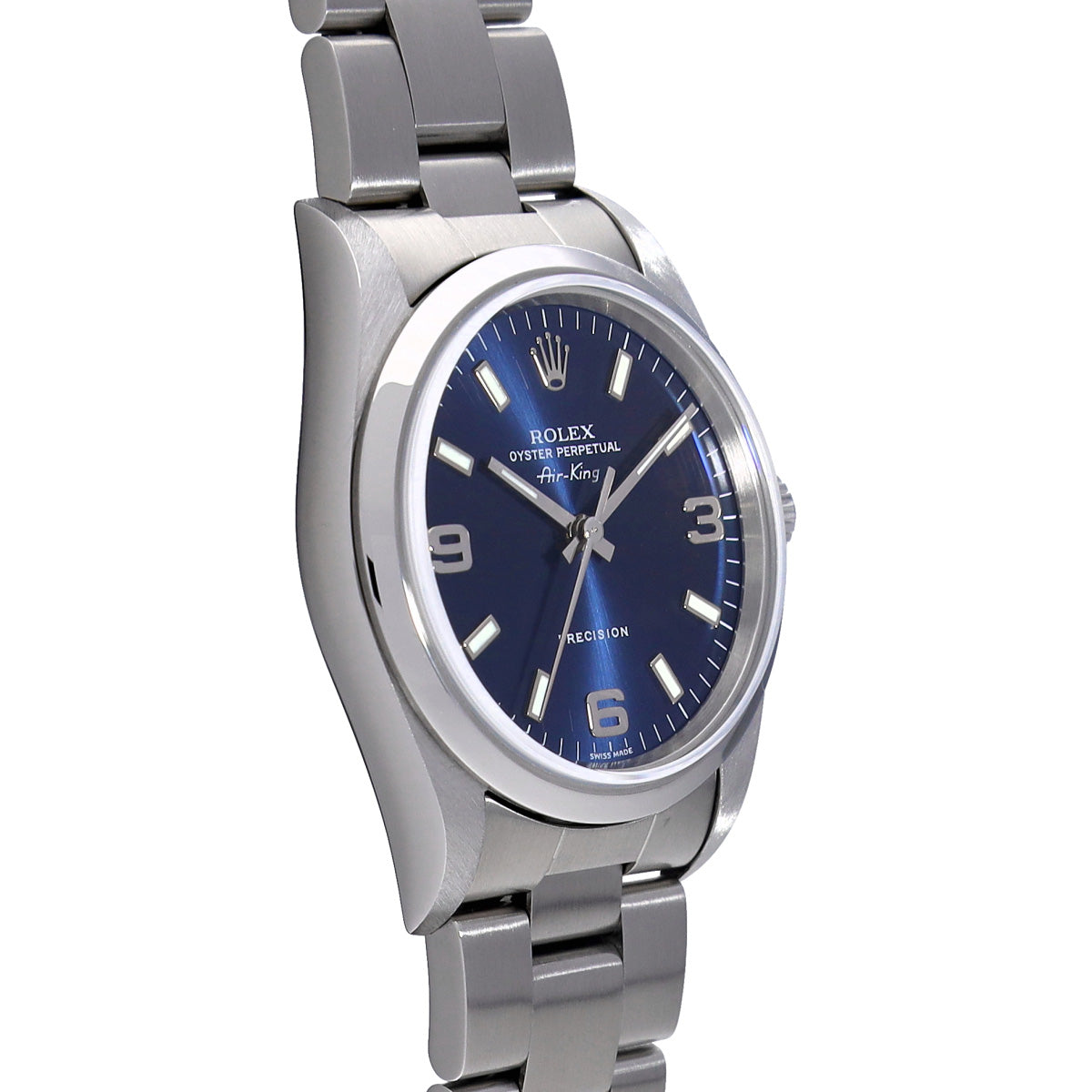 Air-King 14000 A (manufactured circa 1999) Blue ROLEX Men's [Pre-Owned].