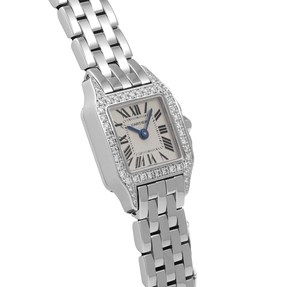 Santos Demoiselle SM WF9003Y8 Silver CARTIER Ladies [Pre-owned]