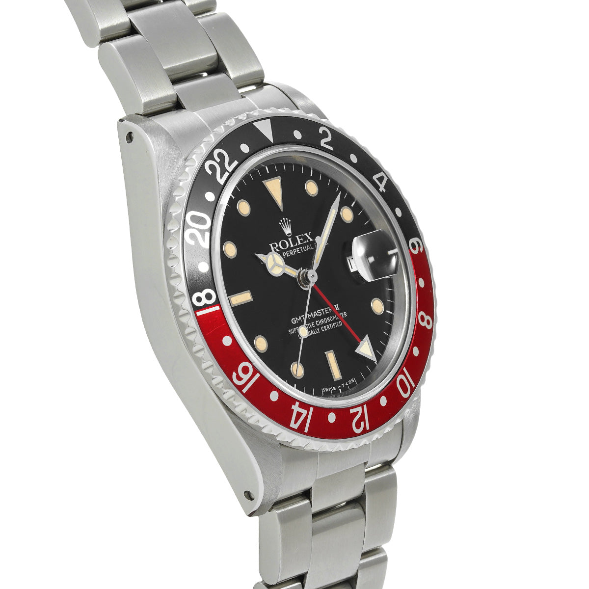 GMT Master II 16760 90s (manufactured circa 1986) Black ROLEX Men's [Pre-Owned].