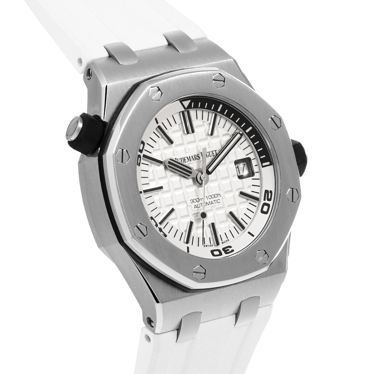 Royal Oak Offshore Diver 15710ST.OO.A010CA.01 White AUDEMARS PIGUET Men's [Pre-Owned]