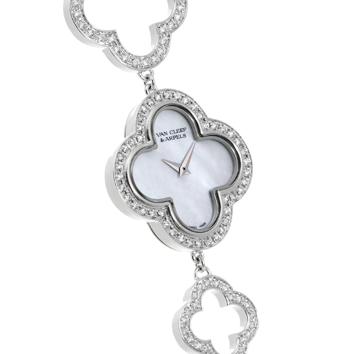 Alhambra Small Model VCARO8OF00 White MOP Van Cleef &amp; Arpels Ladies [Pre-owned]