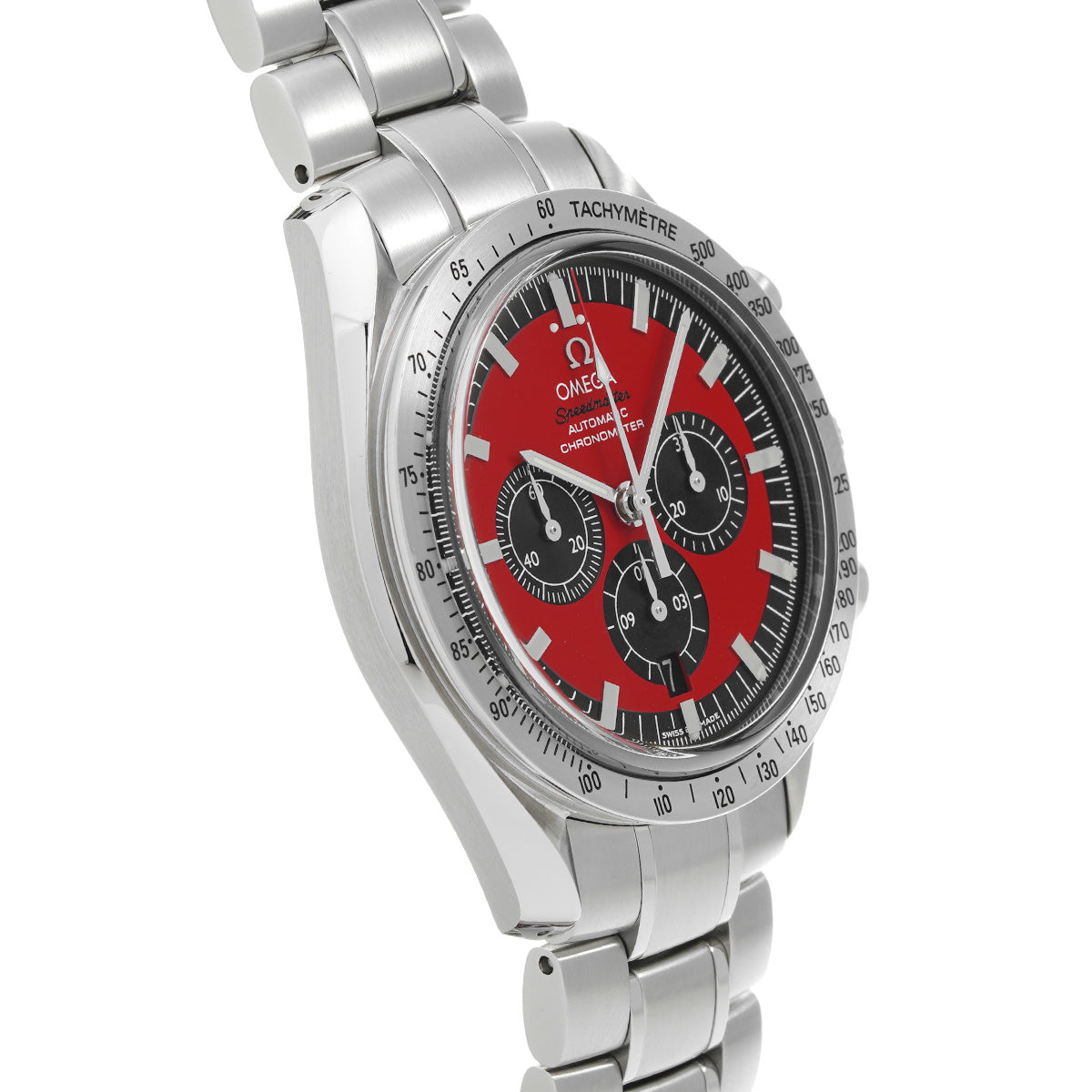 Speedmaster Legend Michael Schumacher 2005 3506.61 Red/Black OMEGA Men's [Pre-owned]