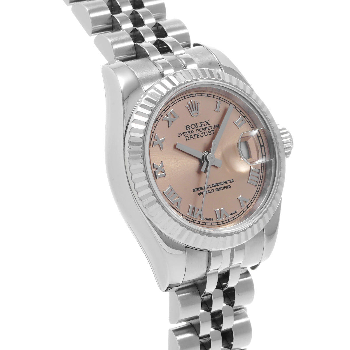 179174 D DATE JUST (manufactured circa 2004) Pink ROLEX Ladies [Pre-Owned].