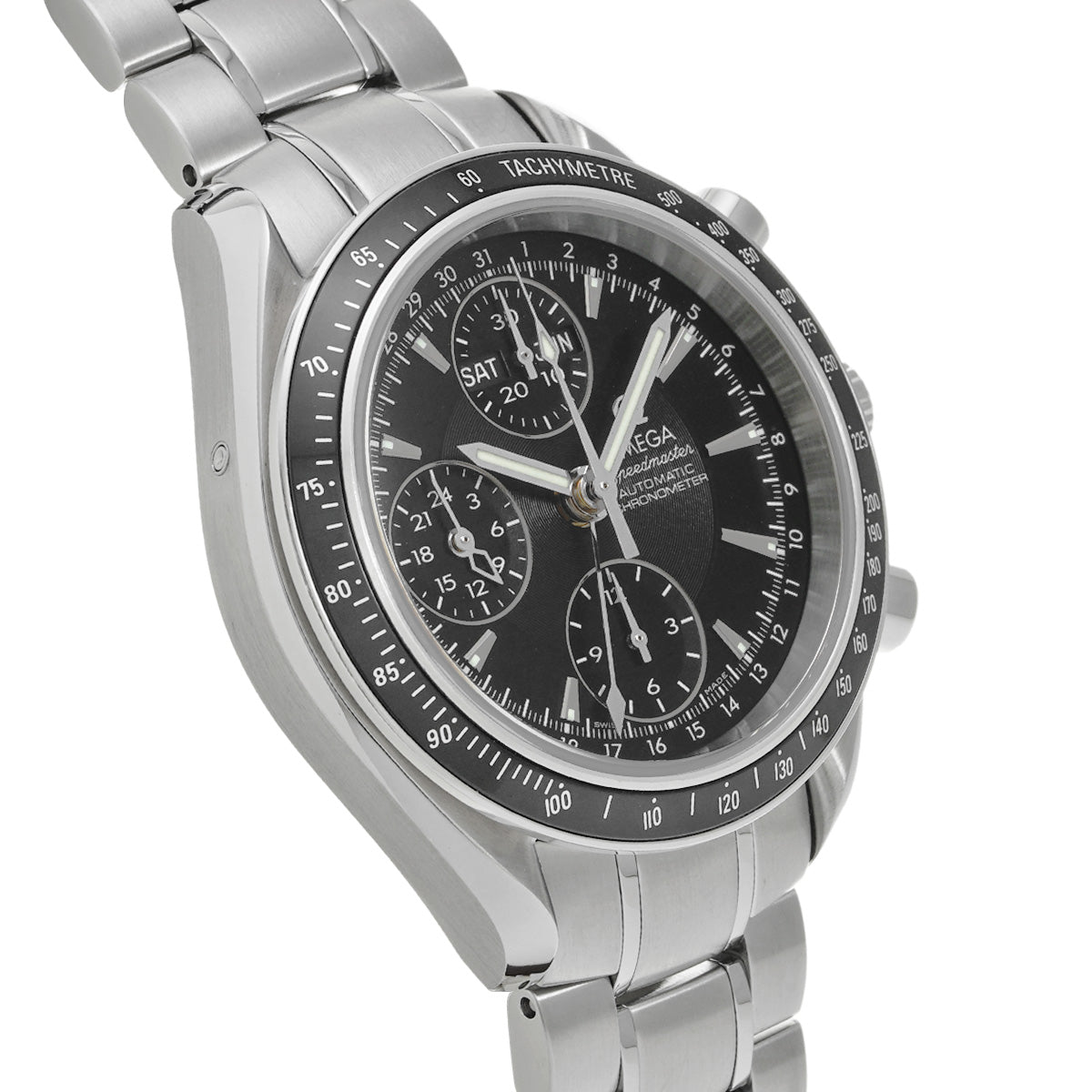 Speedmaster Triple Calendar 3220.50 Black OMEGA Men's [Pre-Owned].