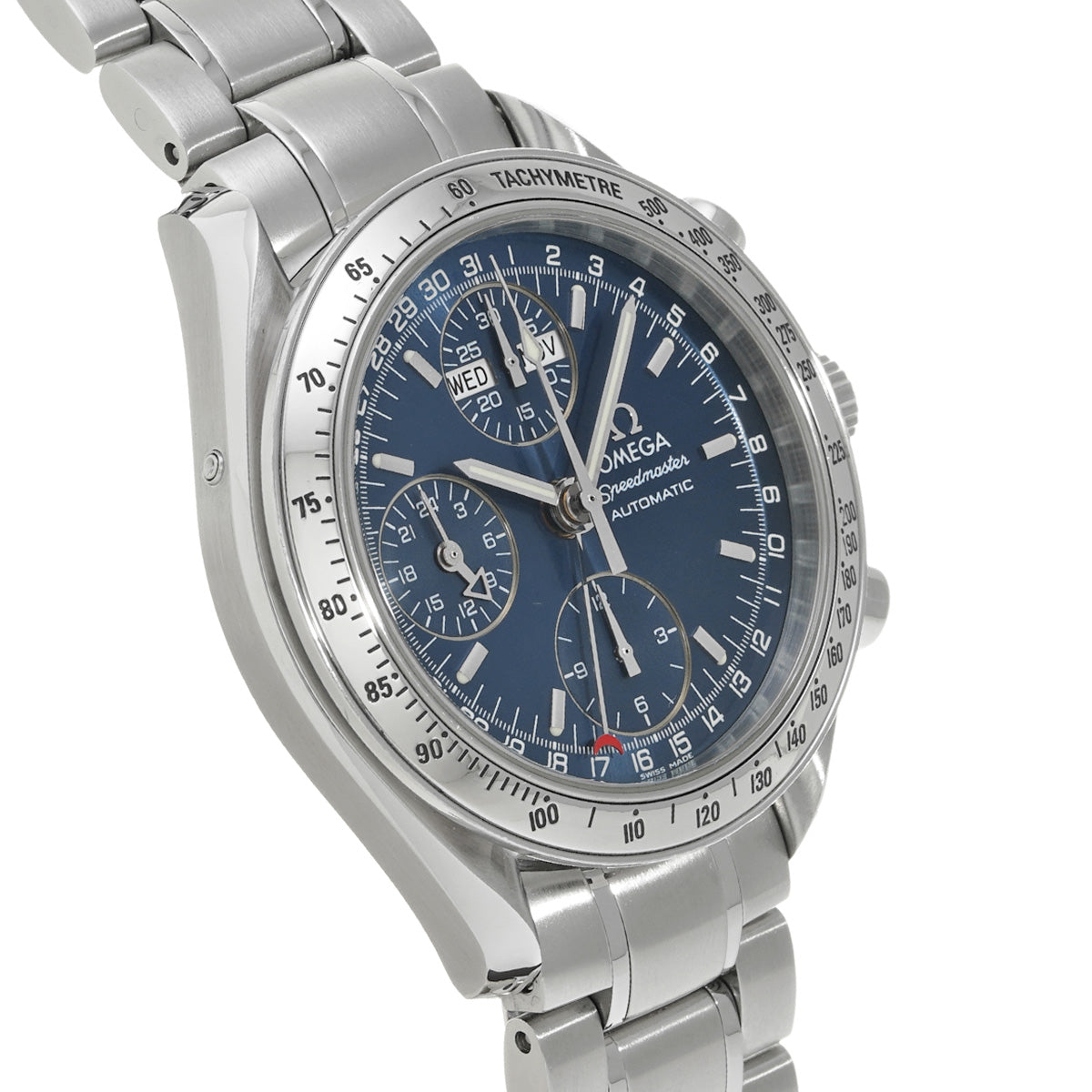 Speedmaster Triple Calendar 3523.80 Blue OMEGA Men's [Pre-Owned].