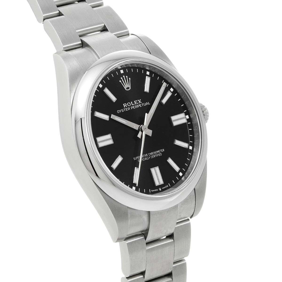 Oyster Perpetual 41 124300 Random Serial Black ROLEX Men's [Pre-owned].