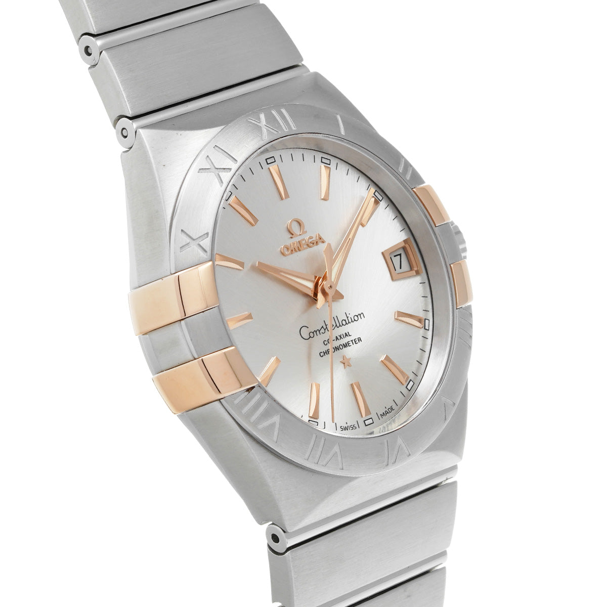 Constellation Co-Axial 123.20.38.21.02.004 Silver OMEGA Men's [Pre-Owned].