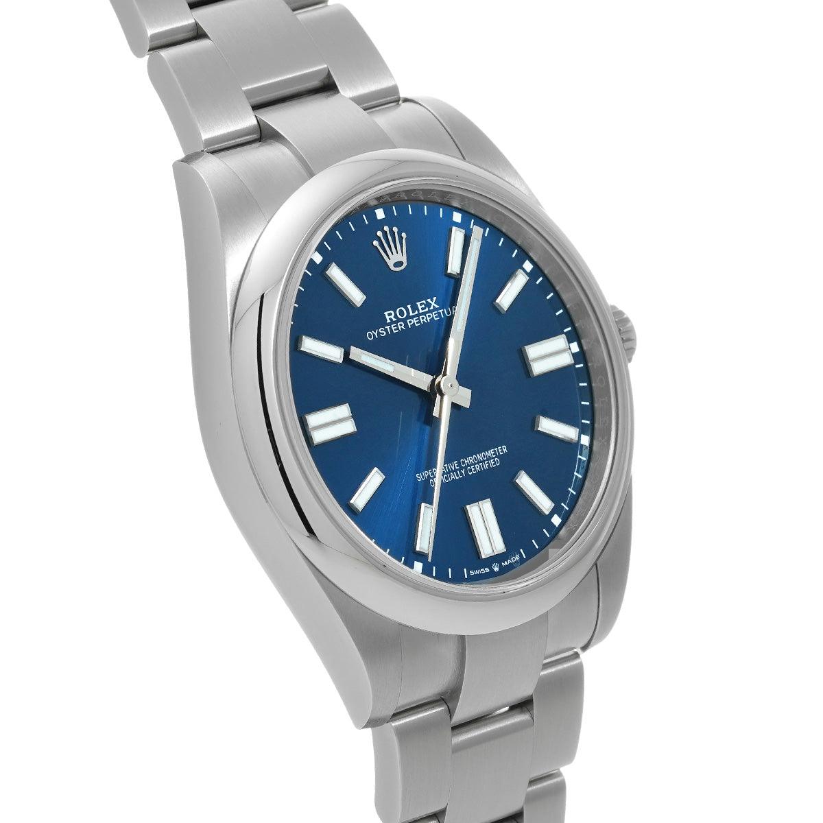 Oyster Perpetual 41 124300 Random Serial Blue ROLEX Men's [Pre-Owned].