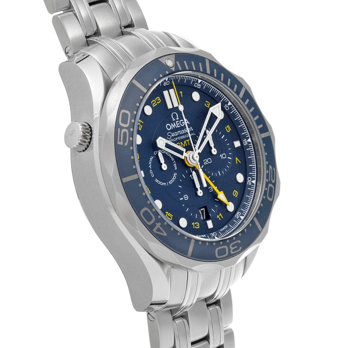 Seamaster Diver 300M Co-Axial GMT Chronograph 212.30.44.52.03.001 Blue OMEGA Mens [Pre-Owned].