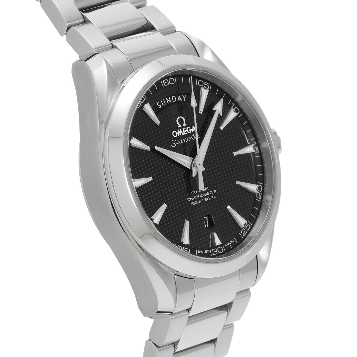 Seamaster Aqua Terra Co-Axial Day Date 231.10.42.22.01.001 Black OMEGA Men's [Pre-Owned].