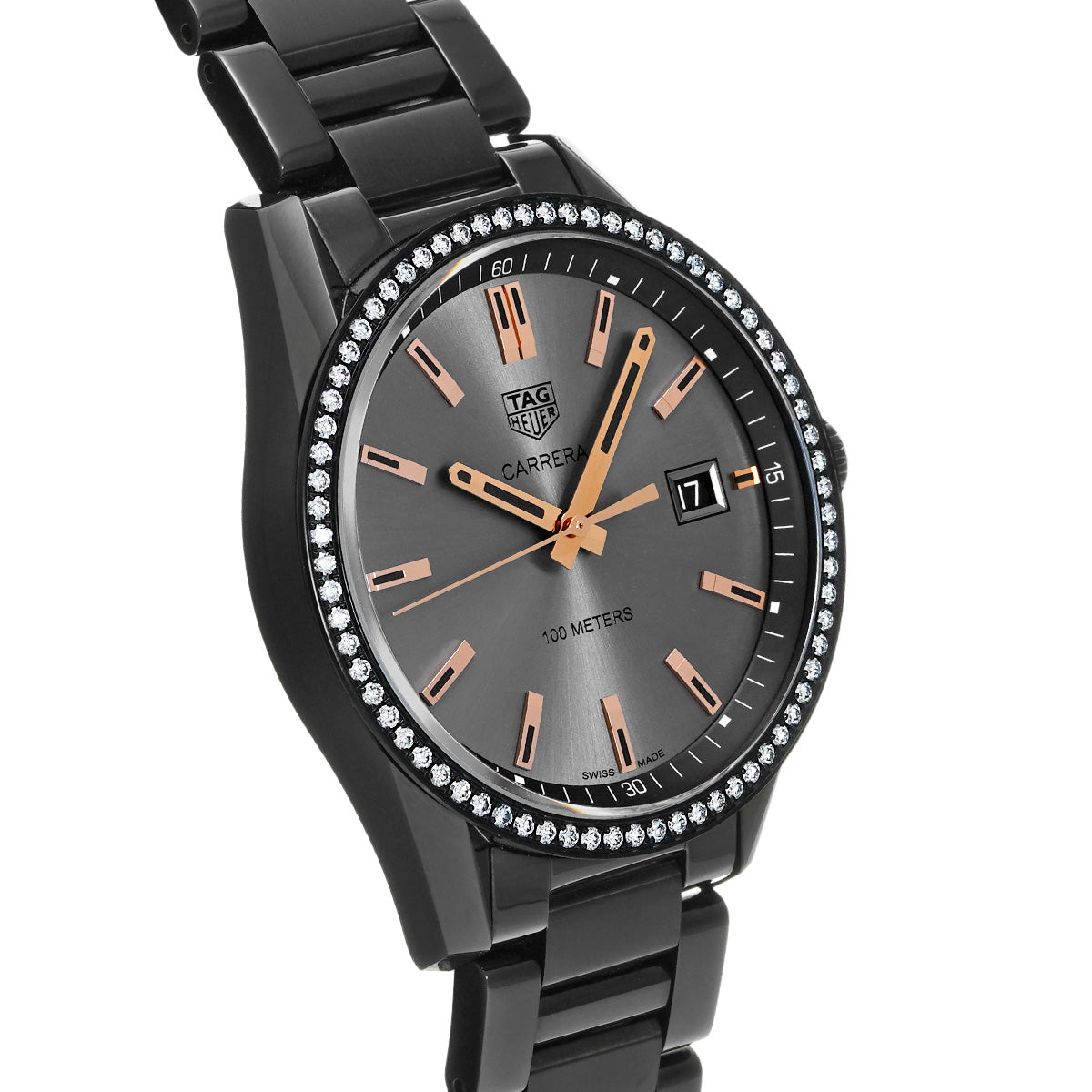 CARRERA Quartz WAR1115.BA0602 Gray TAG HEUER Men's [Pre-Owned].