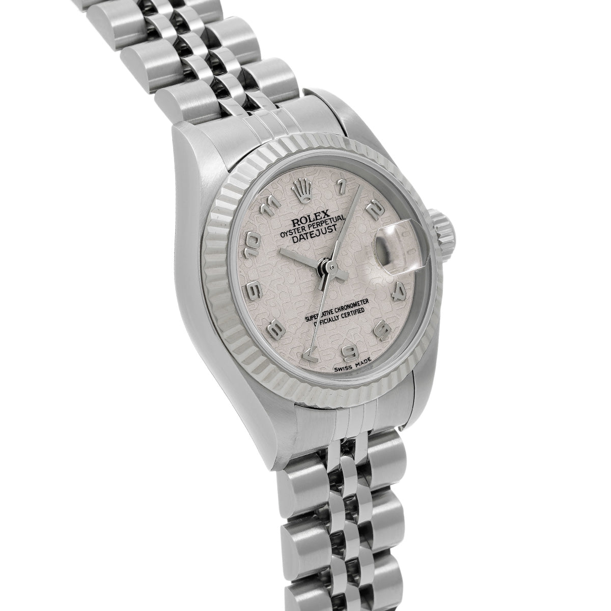 Datejust 79174 Y (manufactured circa 2003) Ivory Computer ROLEX Ladies [Pre-Owned].