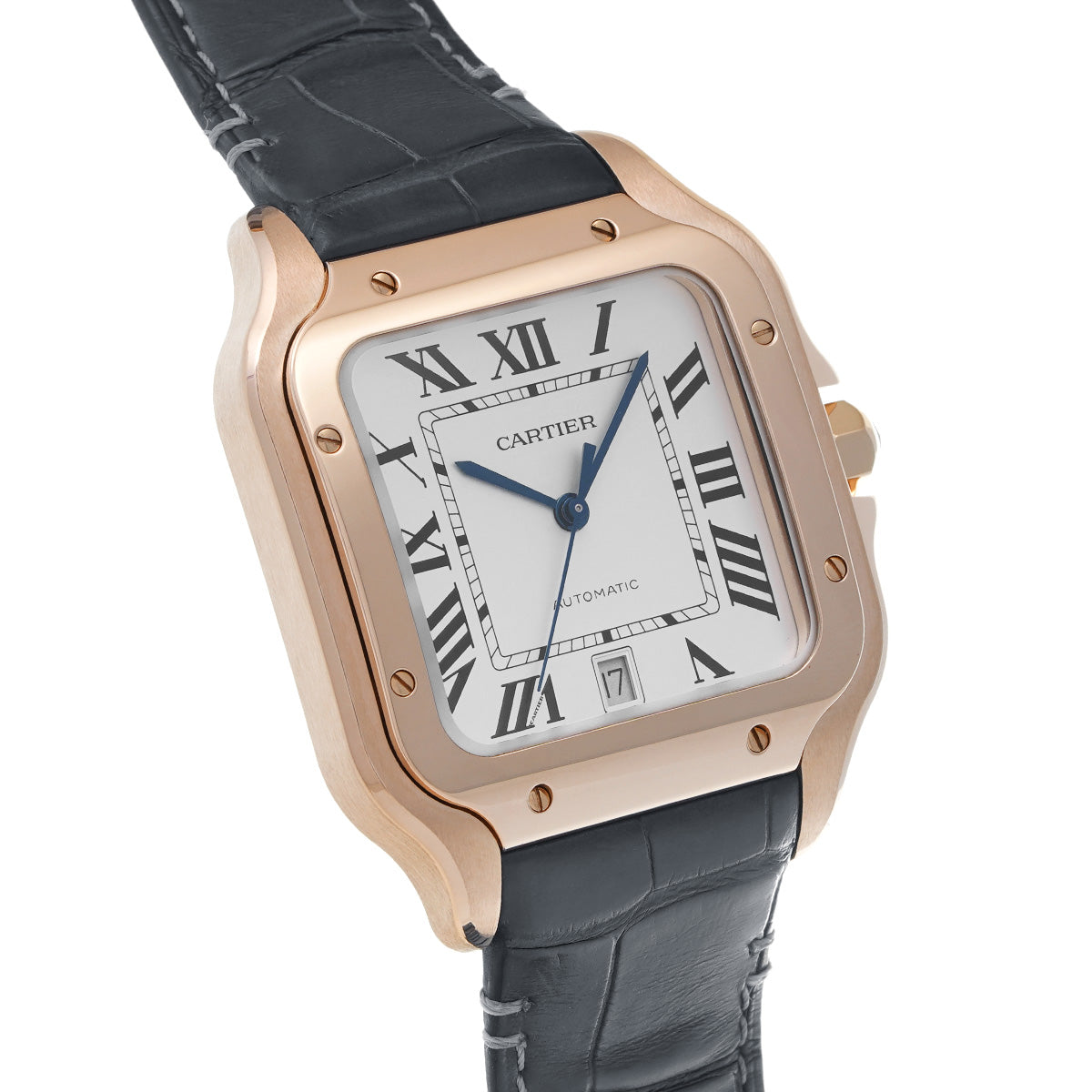 Santos de Cartier LM WGSA0019 Silver CARTIER Men's [Pre-owned]