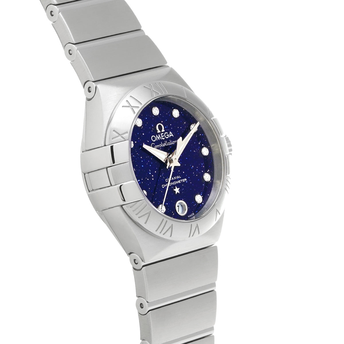 Constellation Co-Axial 123.10.27.20.53.001 Blue/Diamond OMEGA Ladies [New]