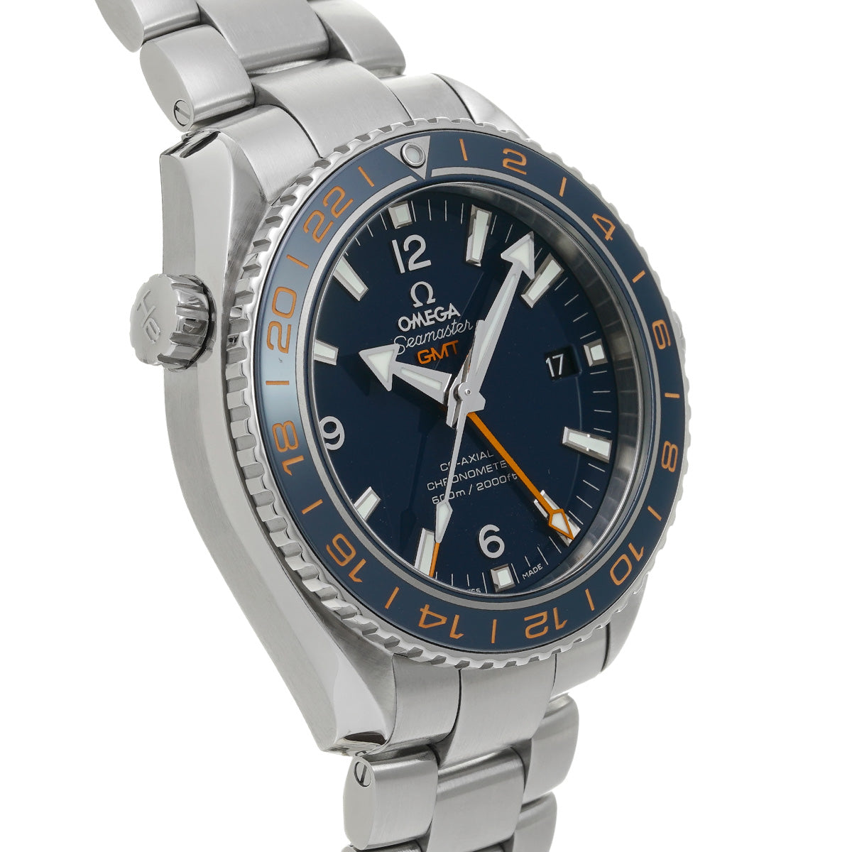 Seamaster Planet Ocean 600 Co-Axial GMT Good Planet 232.30.44.22.03.001 Blue OMEGA Mens [Pre-Owned]